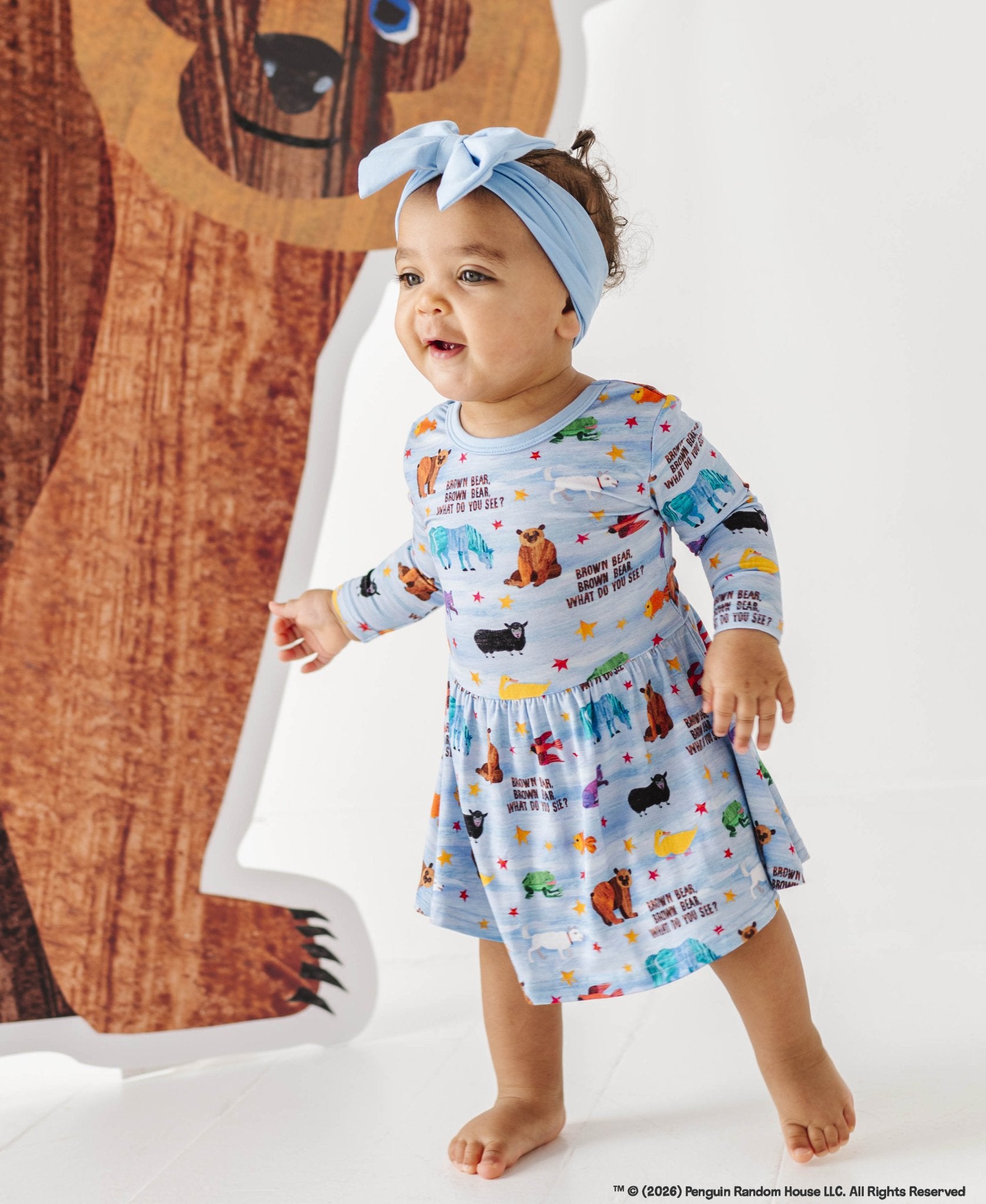 BODYSUIT TWIRL DRESS - Eric Carle™ BROWN BEAR BROWN BEAR - The Sleepy Sloth