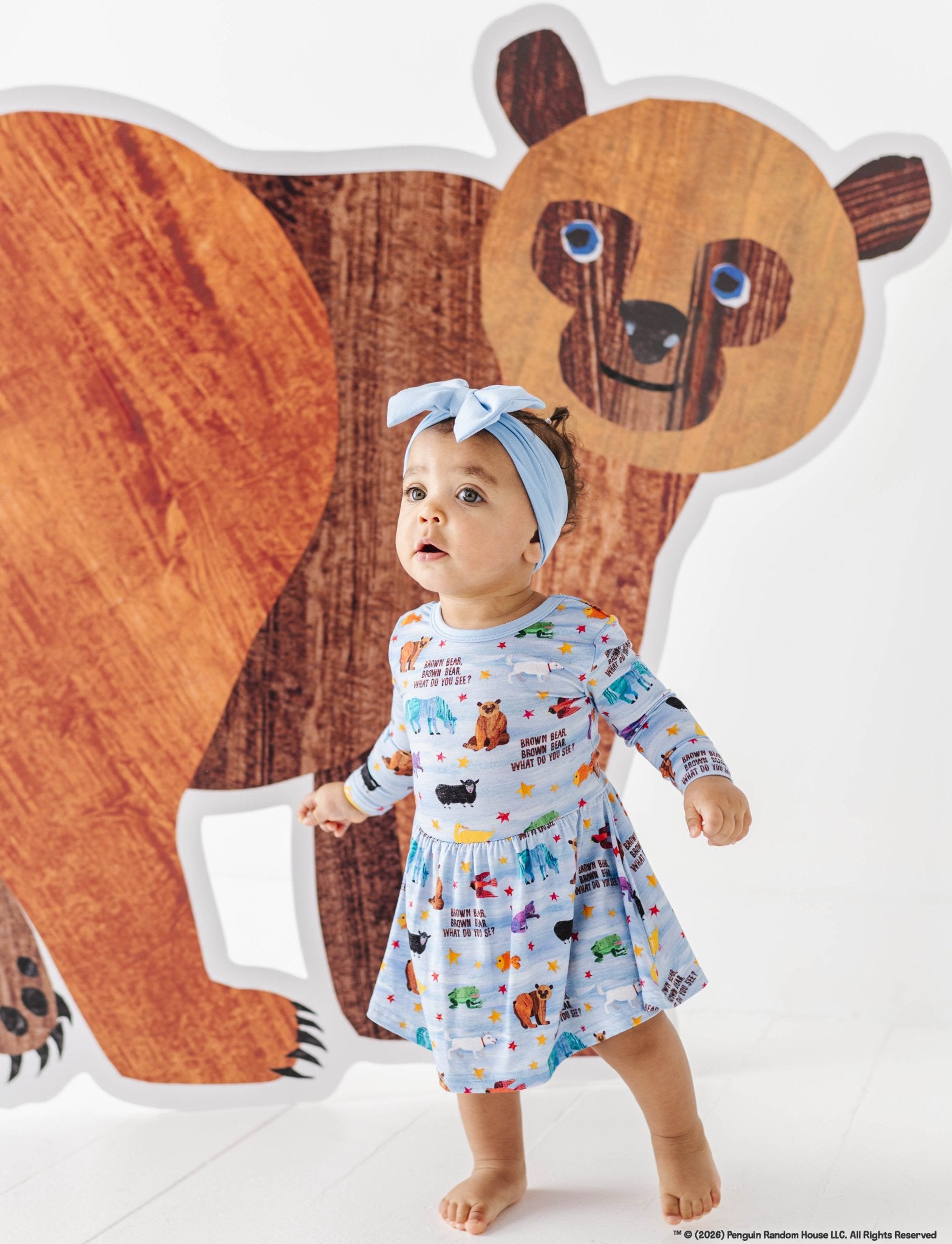 BODYSUIT TWIRL DRESS - Eric Carle™ BROWN BEAR BROWN BEAR - The Sleepy Sloth