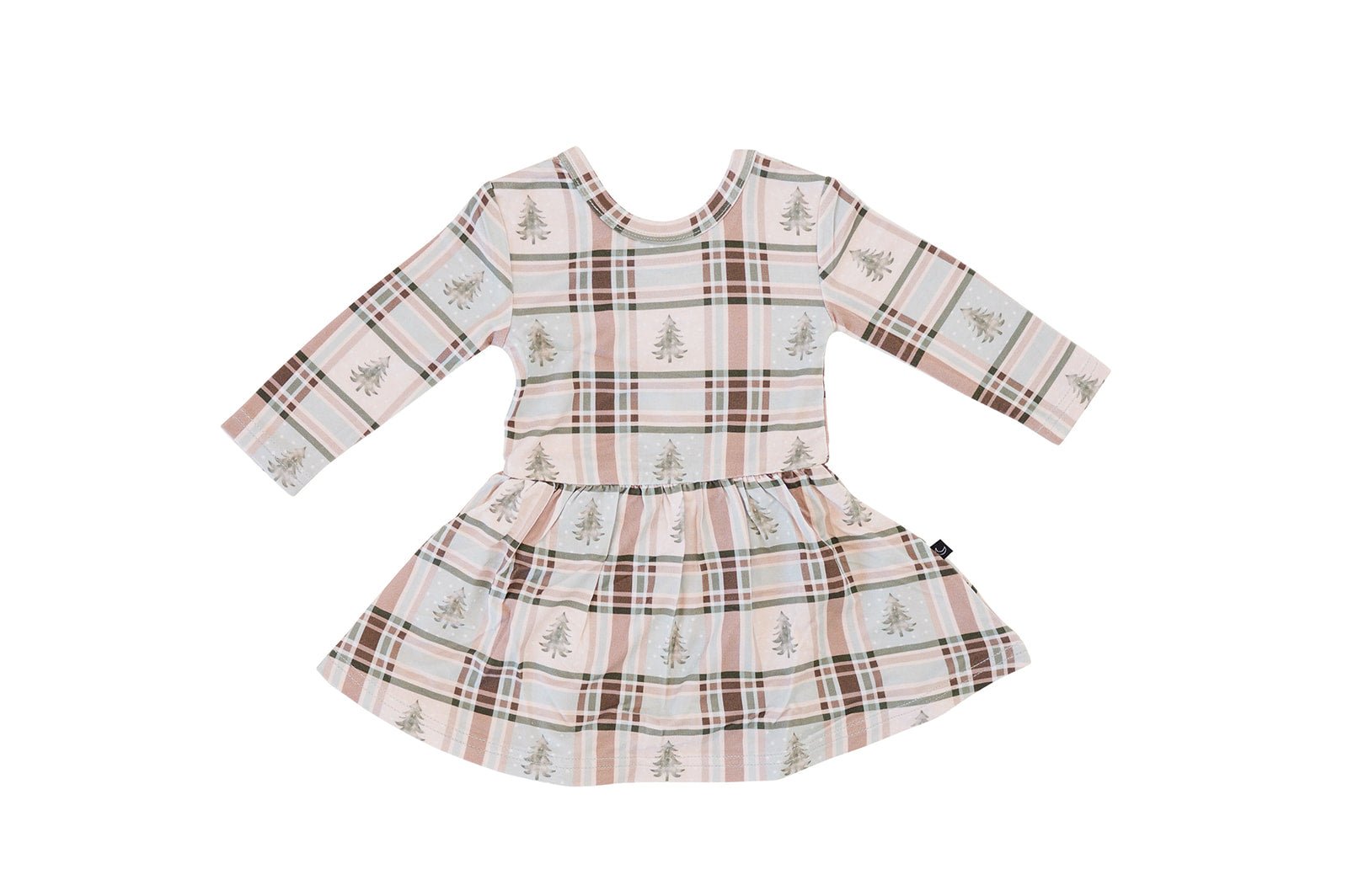 BODYSUIT TWIRL DRESS - HOLIDAY PLAID - The Sleepy Sloth