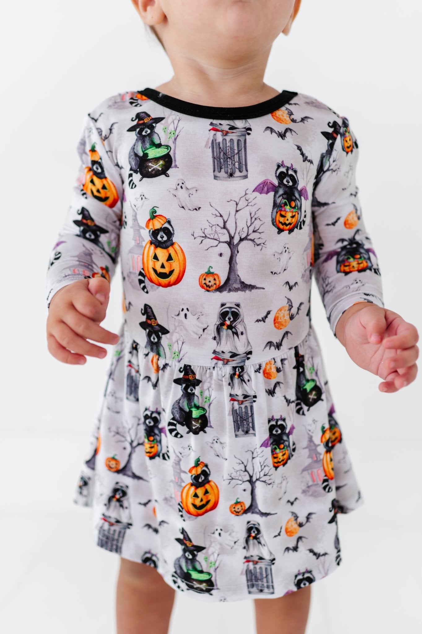 Bodysuit Twirl Dress - MIDNIGHT MISCHIEF - The Sleepy Sloth