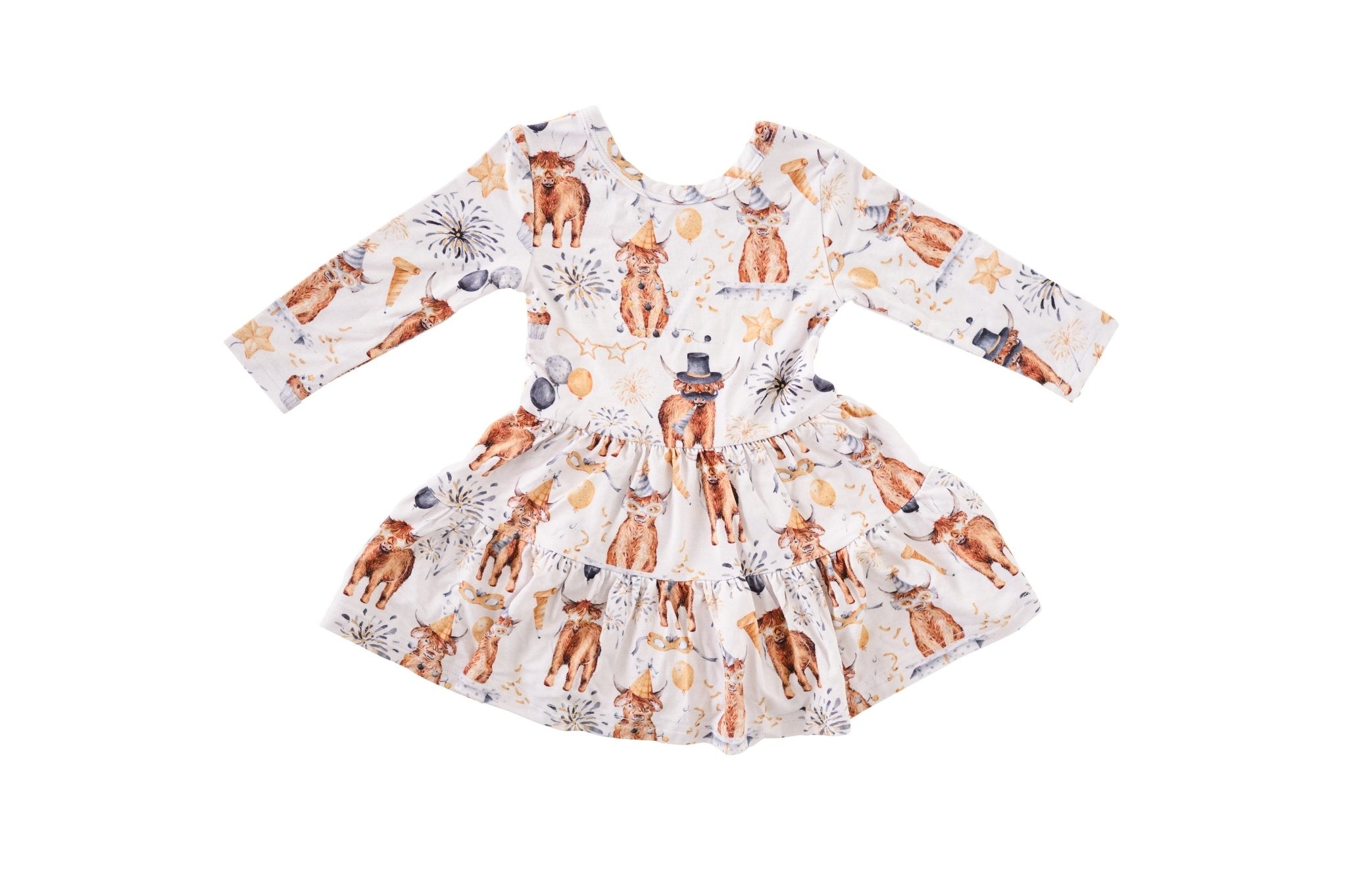 BODYSUIT TWIRL DRESS - MOO YEAR, MOO YOU - The Sleepy Sloth