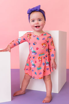 BODYSUIT TWIRL DRESS - PAW PATROL™ ALL-STARS PAWfect Pink Crew
