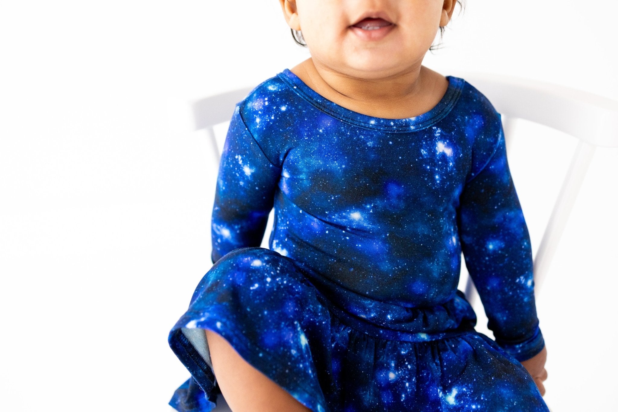 BODYSUIT TWIRL DRESS - SPACED OUT - The Sleepy Sloth