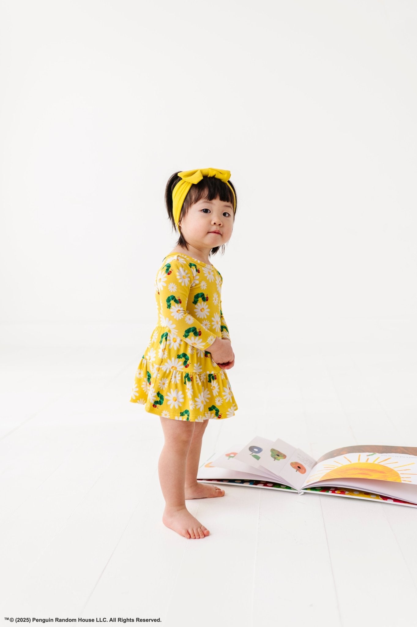 BODYSUIT TWIRL DRESS - SPRING DAISY - The Sleepy Sloth