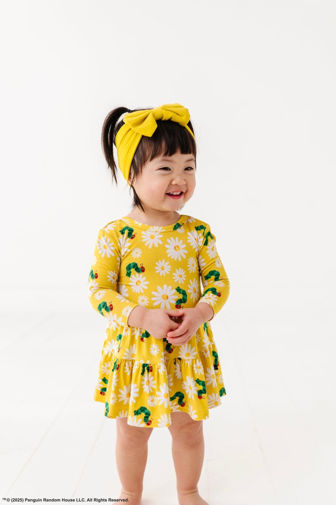 BODYSUIT TWIRL DRESS - SPRING DAISY - The Sleepy Sloth