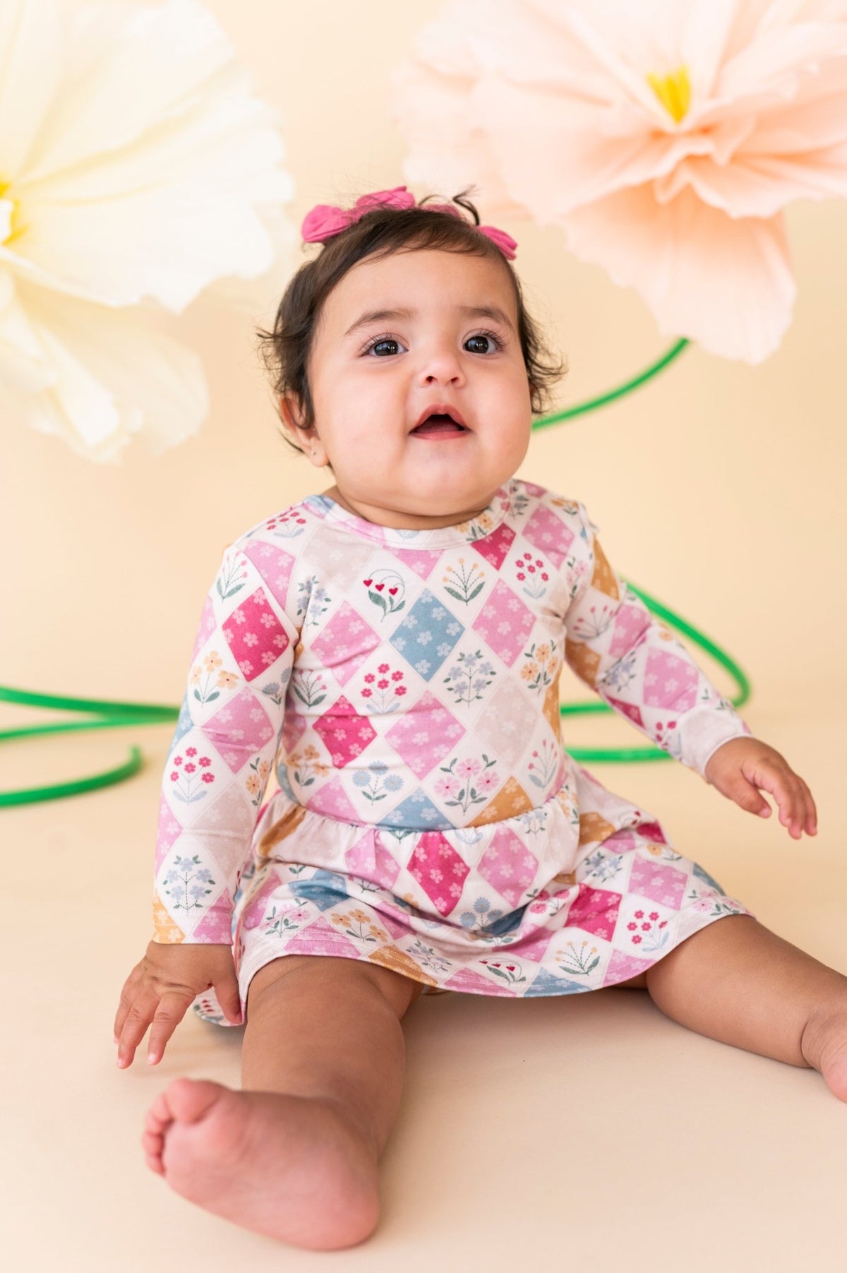 Bodysuit Twirl Dress - Stitched In Bloom - The Sleepy Sloth