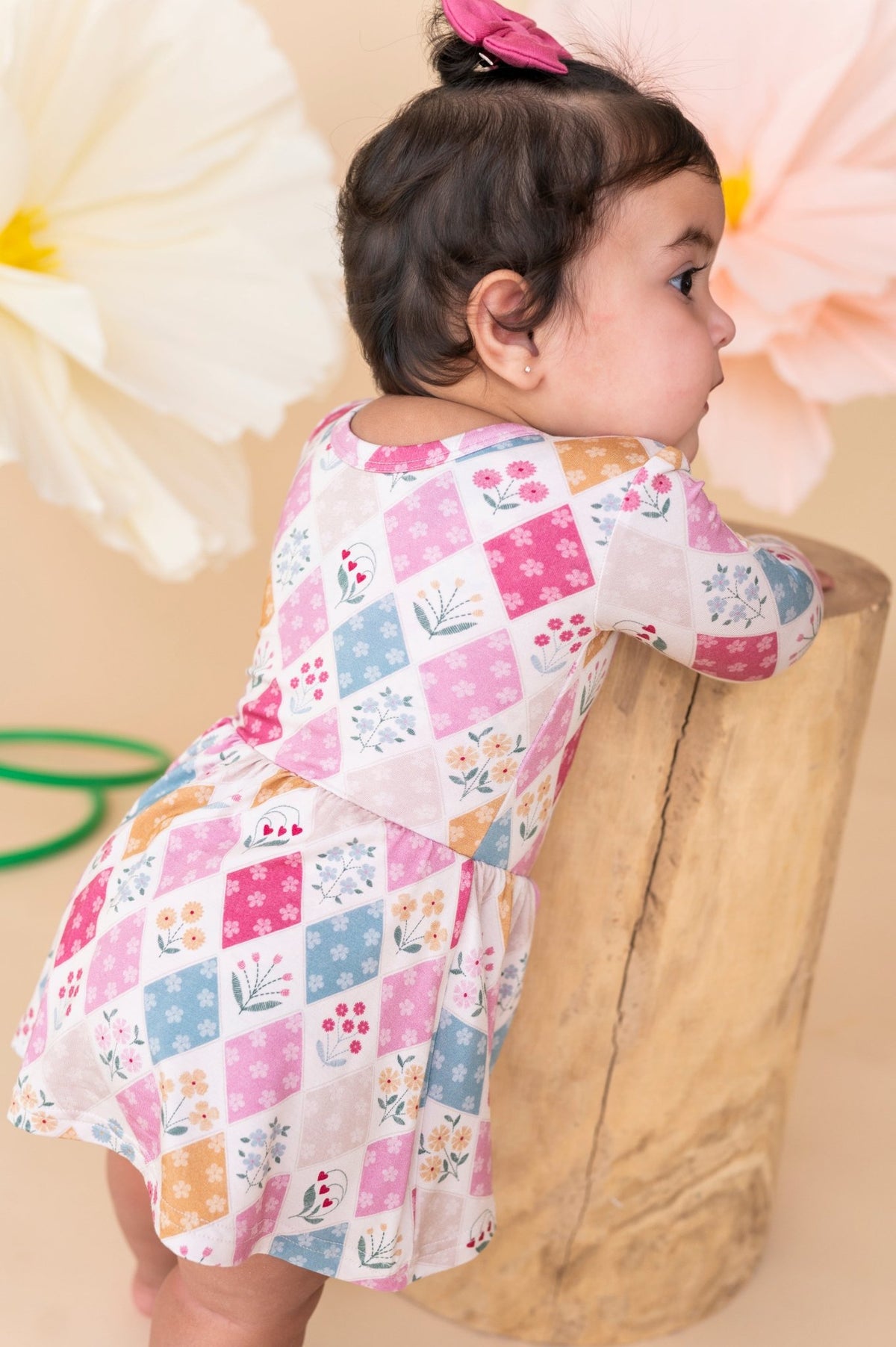 Bodysuit Twirl Dress - Stitched In Bloom - The Sleepy Sloth