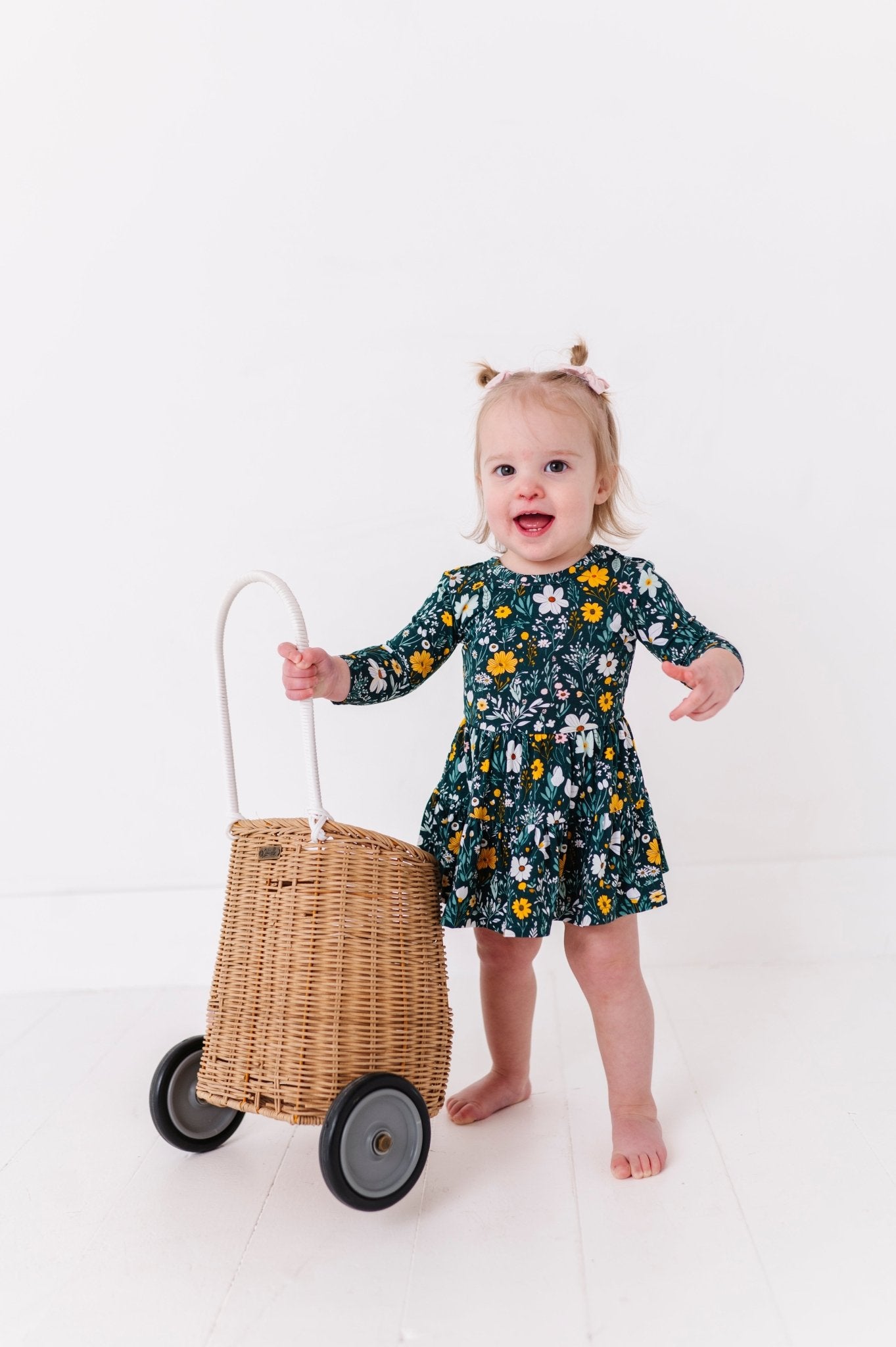 BODYSUIT TWIRL DRESS - WILDFLOWER DREAMS - The Sleepy Sloth