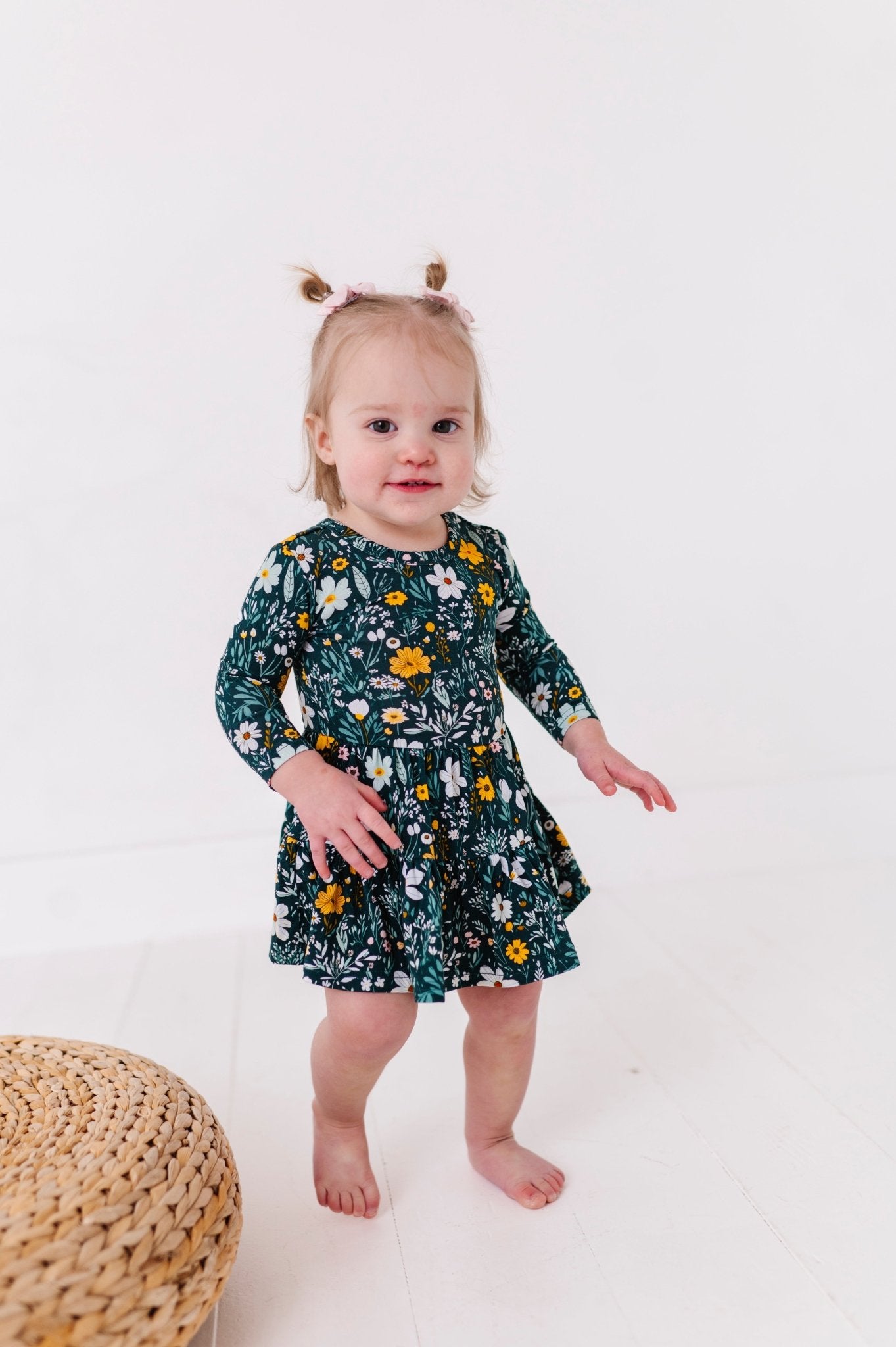 BODYSUIT TWIRL DRESS - WILDFLOWER DREAMS - The Sleepy Sloth