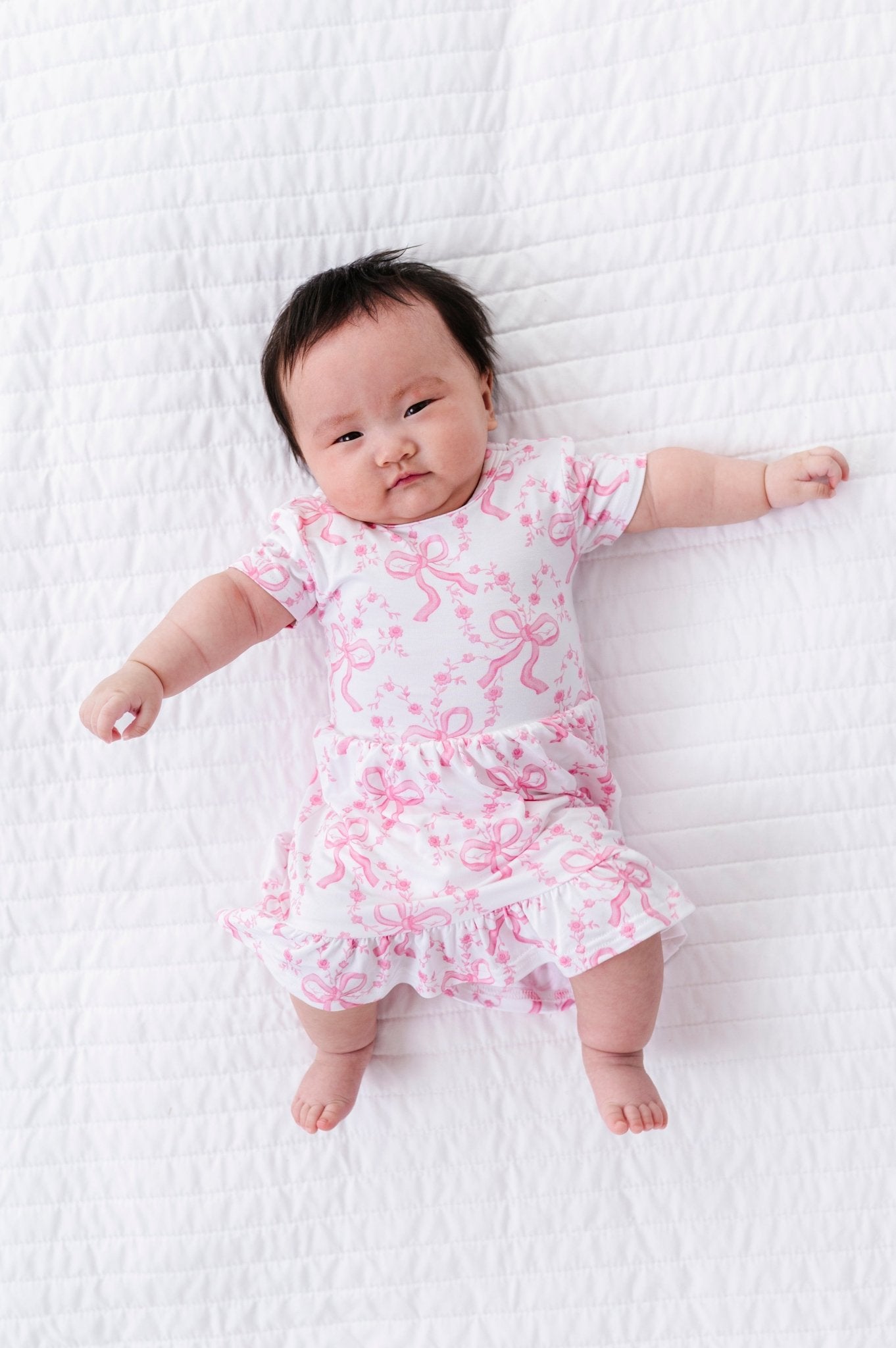 BODYSUIT TWIRLIE DRESS - LOVELACE BOWS - The Sleepy Sloth