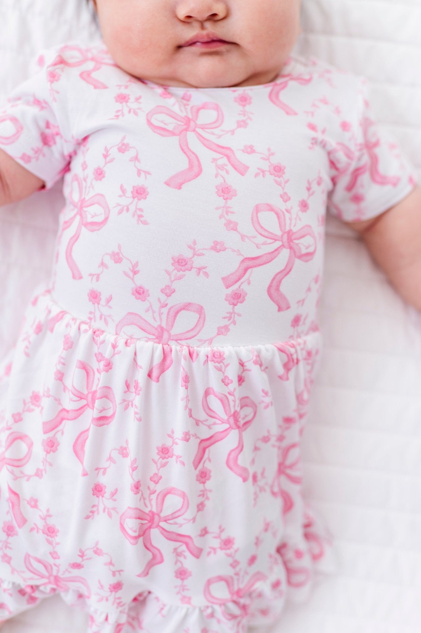 BODYSUIT TWIRLIE DRESS - LOVELACE BOWS - The Sleepy Sloth