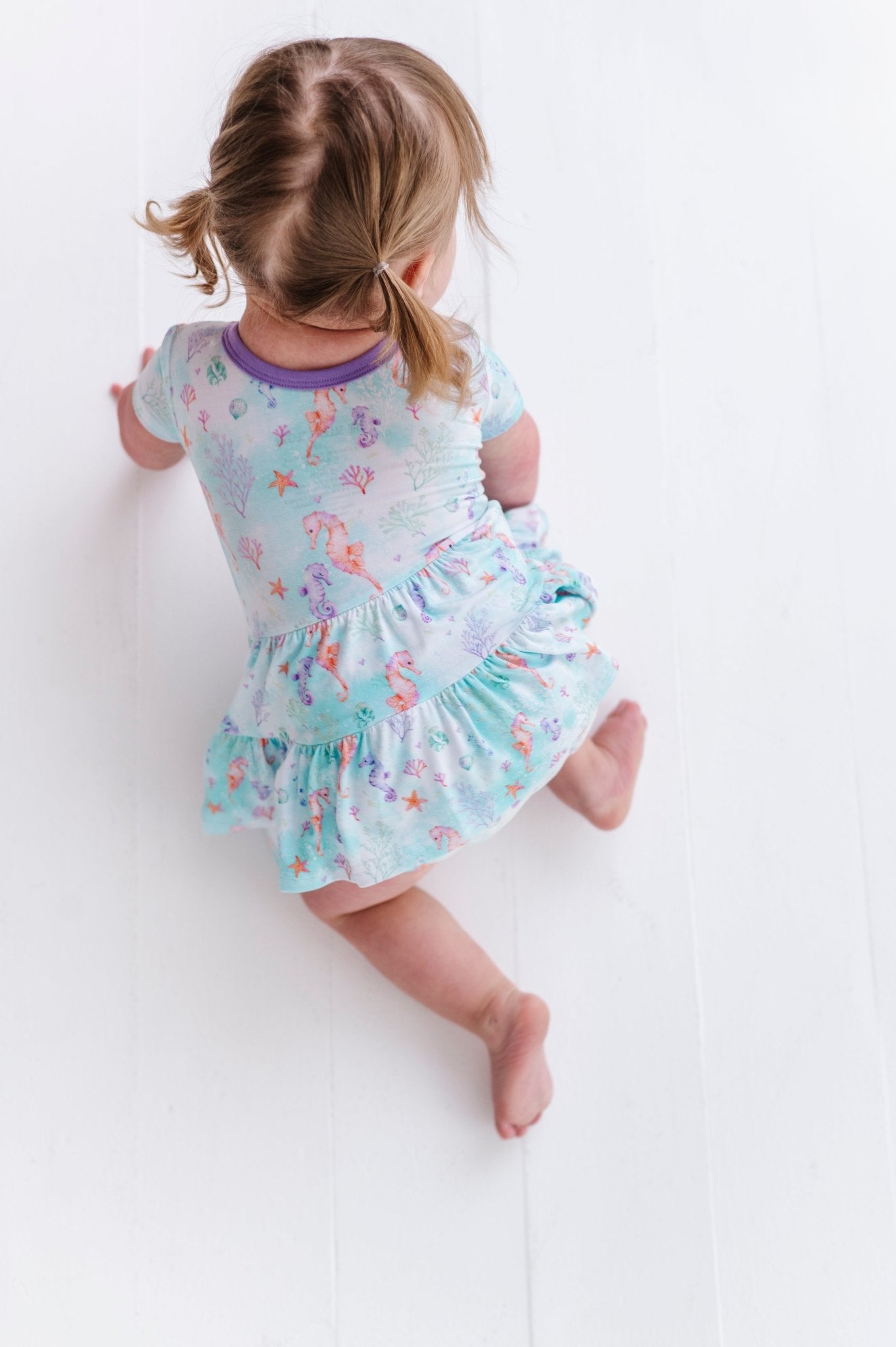 BODYSUIT TWIRLIE DRESS* - SEAHORSIN' AROUND - The Sleepy Sloth