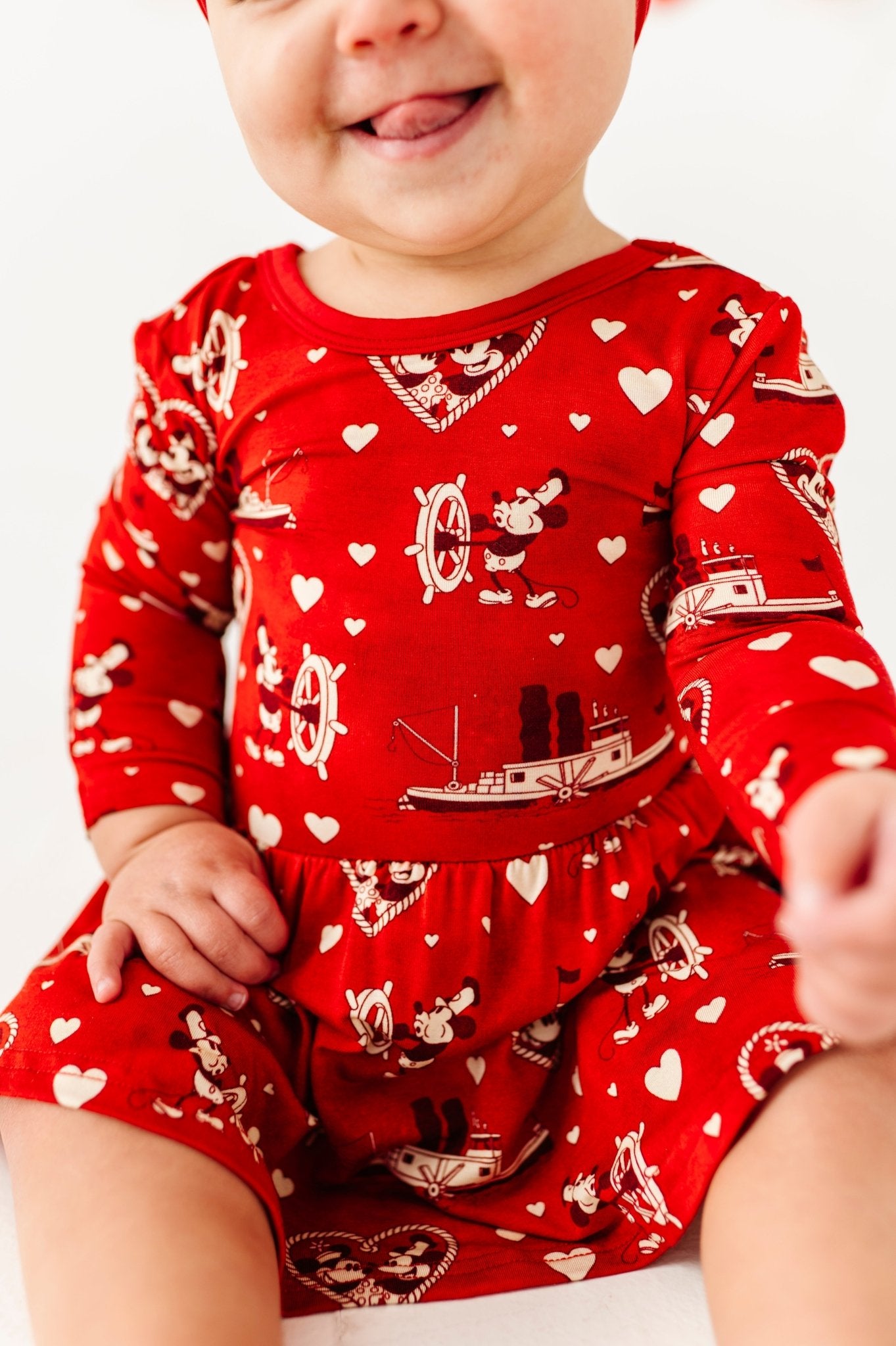 BODYSUIT TWIRLIE DRESS - STEAMBOAT SWEETHEARTS - The Sleepy Sloth