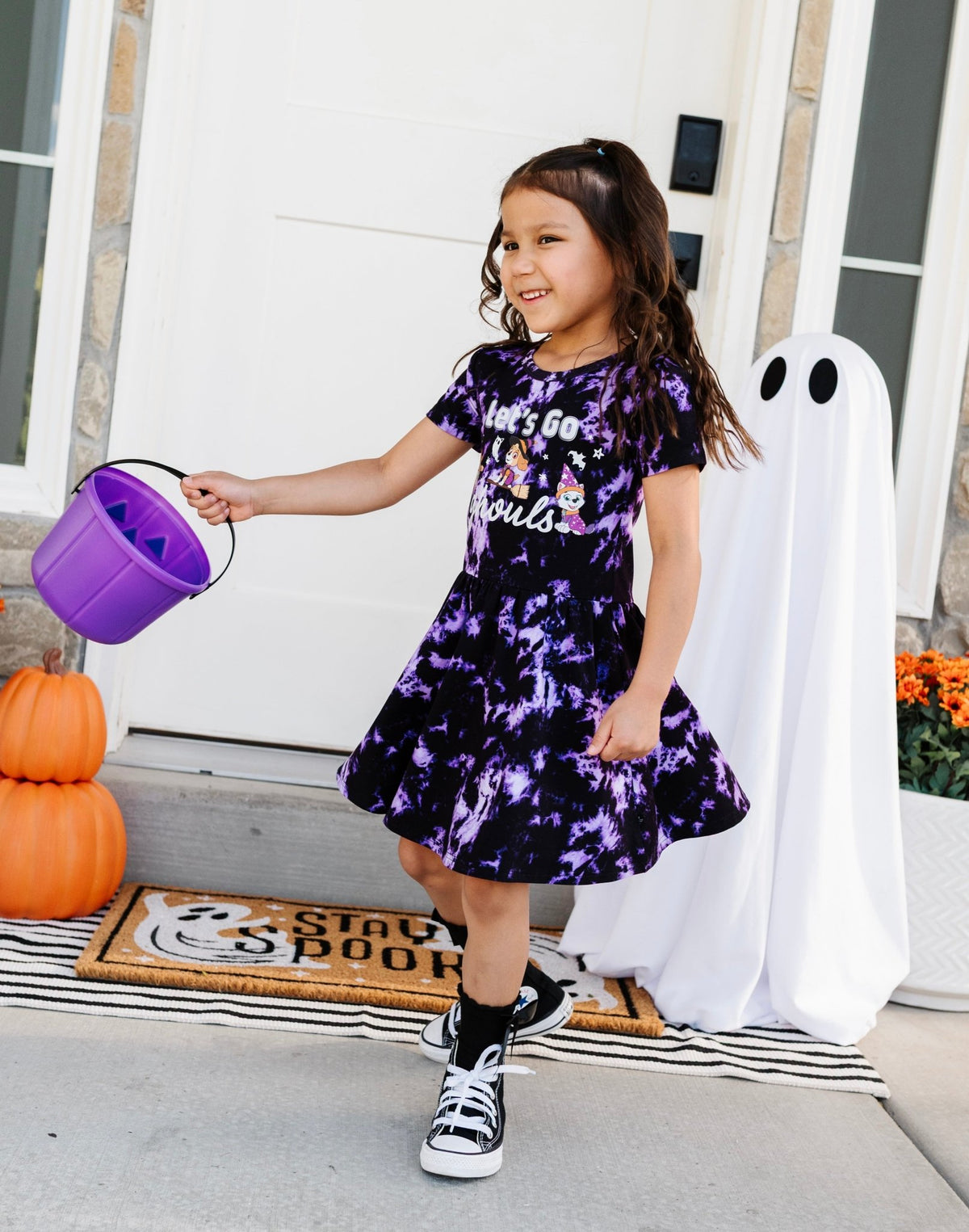 Bow Back Twirlie Dress - PAW PATROL™ Let's Go Ghouls - The Sleepy Sloth