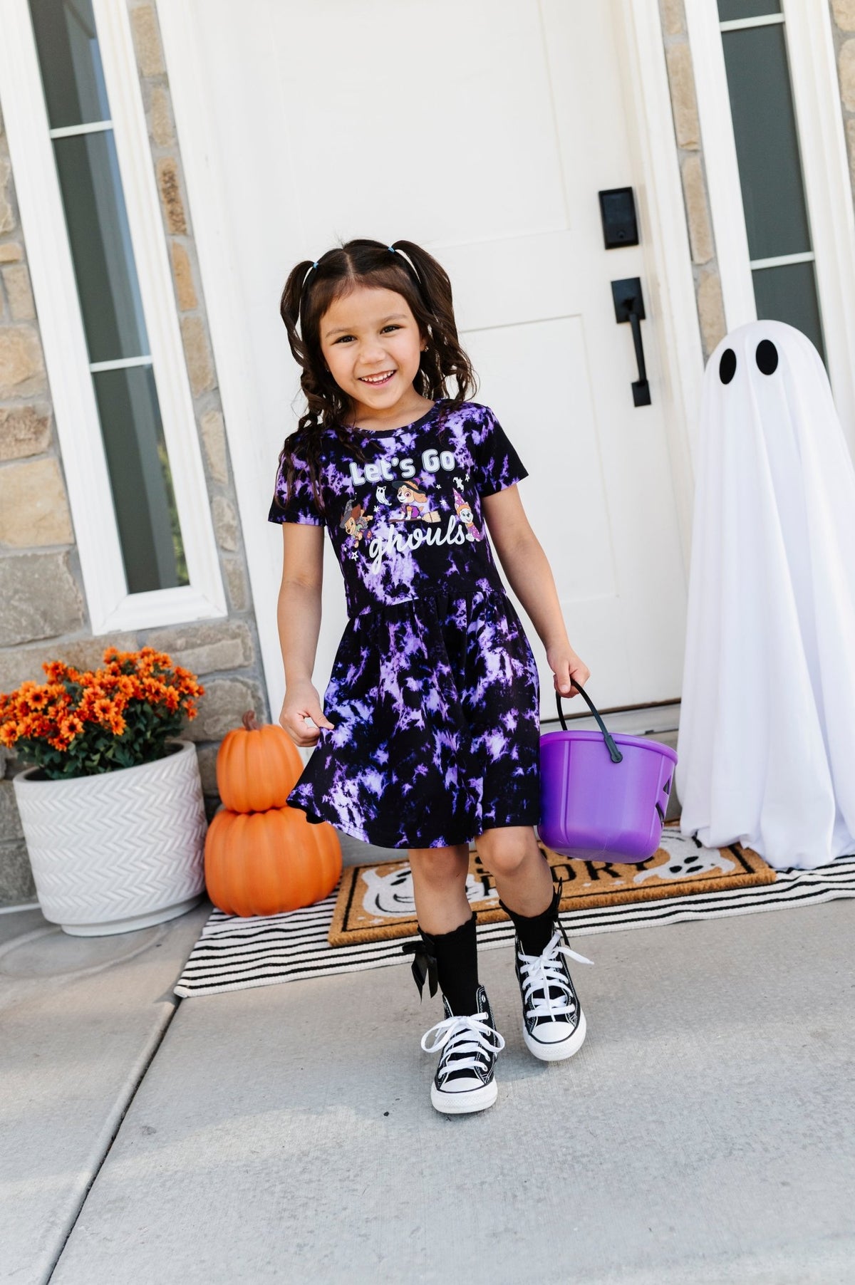Bow Back Twirlie Dress - PAW PATROL™ Let's Go Ghouls - The Sleepy Sloth