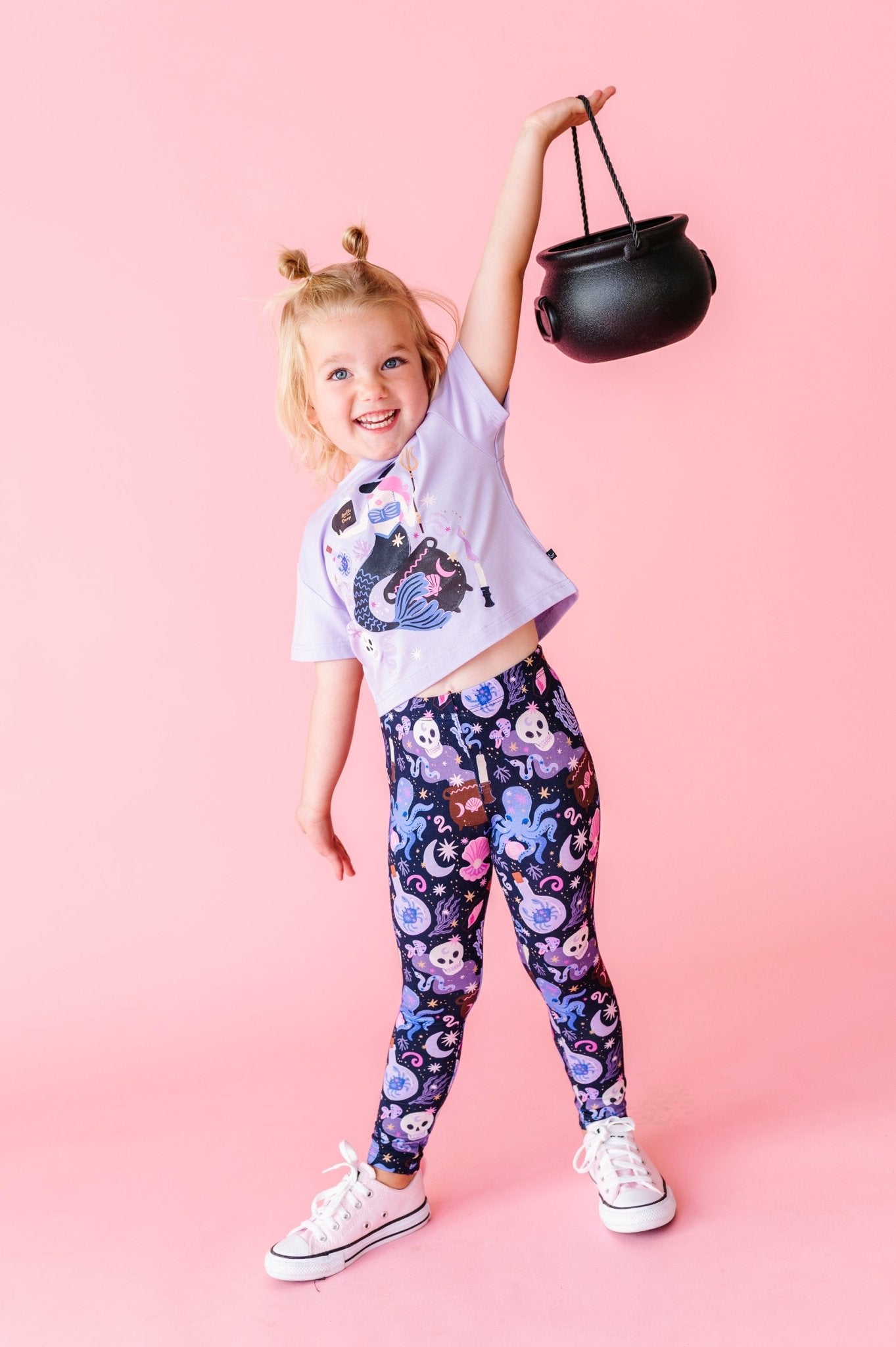 Boxy Tee and Two Leggings Set - SPELLS OF THE DEEP - The Sleepy Sloth