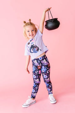 Boxy Tee and Two Leggings Set - SPELLS OF THE DEEP
