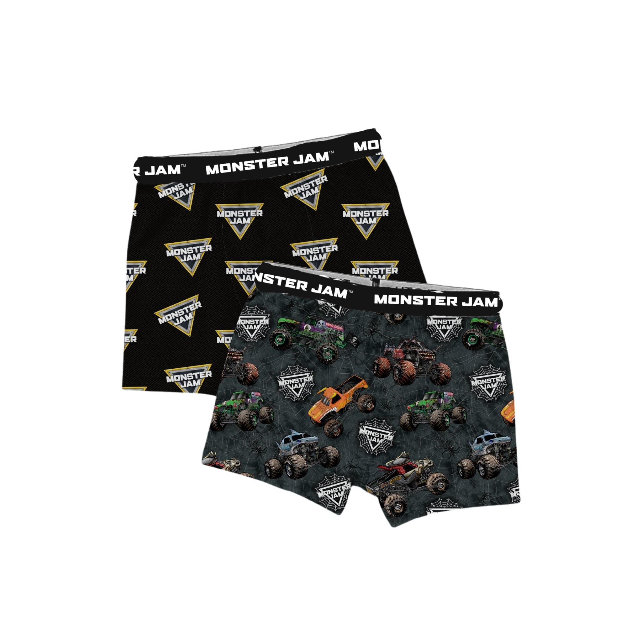 Boys Boxer Brief Underwear Set - Monster Jam™ Web Of Wreckage - The Sleepy Sloth