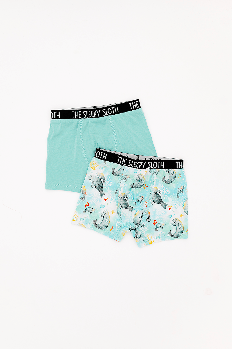 BOYS BOXER BRIEF UNDERWEAR SET* - SEA COW - The Sleepy Sloth