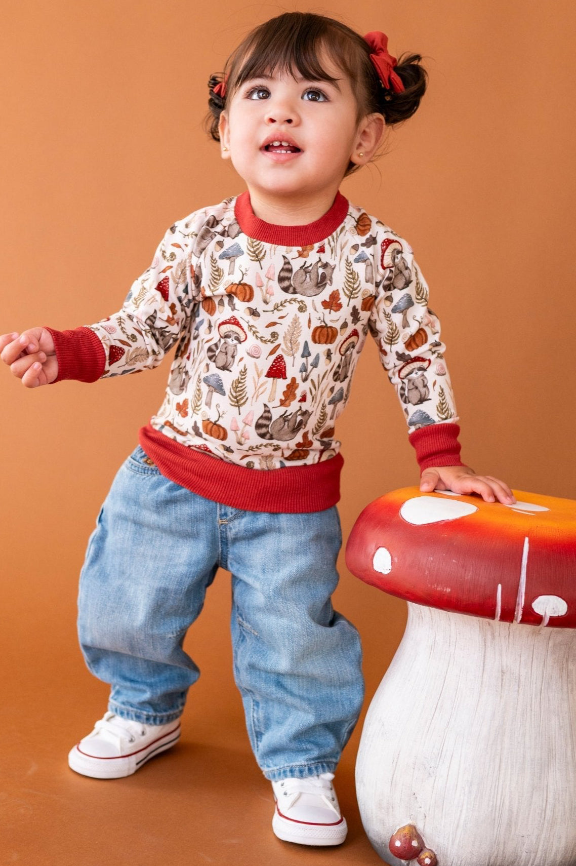 Crewneck Sweatshirt - Autumn Woodland - The Sleepy Sloth