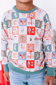 Crewneck Sweatshirt - Merry Mosaic
