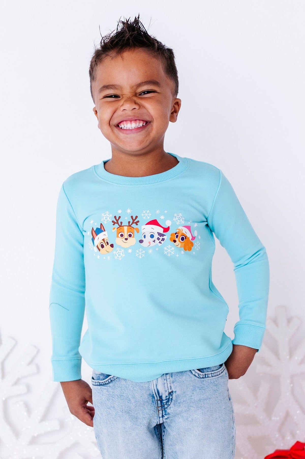 Crewneck Sweatshirt - Paw Patrol™ Deck the PAWs - The Sleepy Sloth