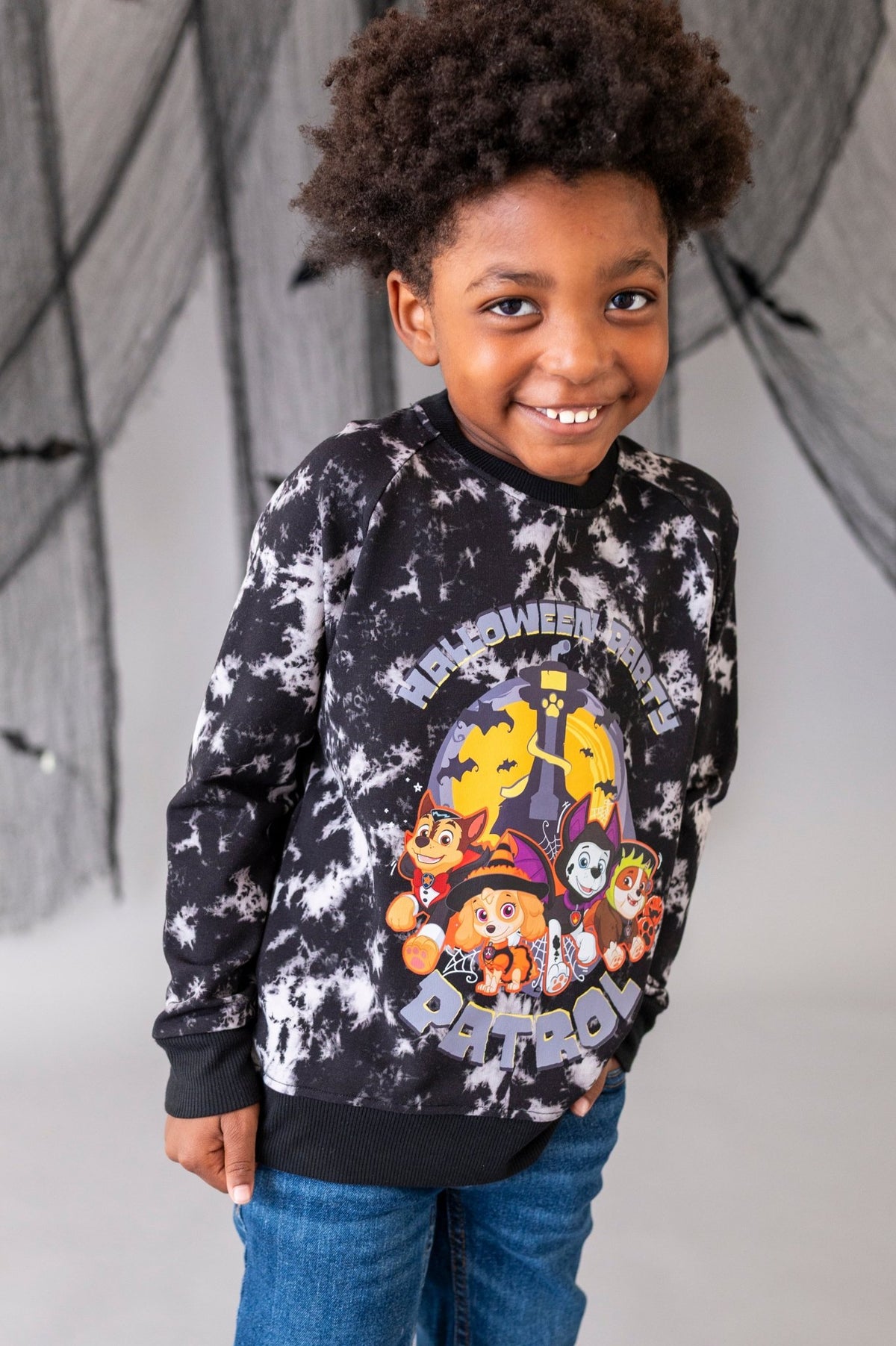 Crewneck Sweatshirt - PAW PATROL™ Halloween Party Patrol - The Sleepy Sloth