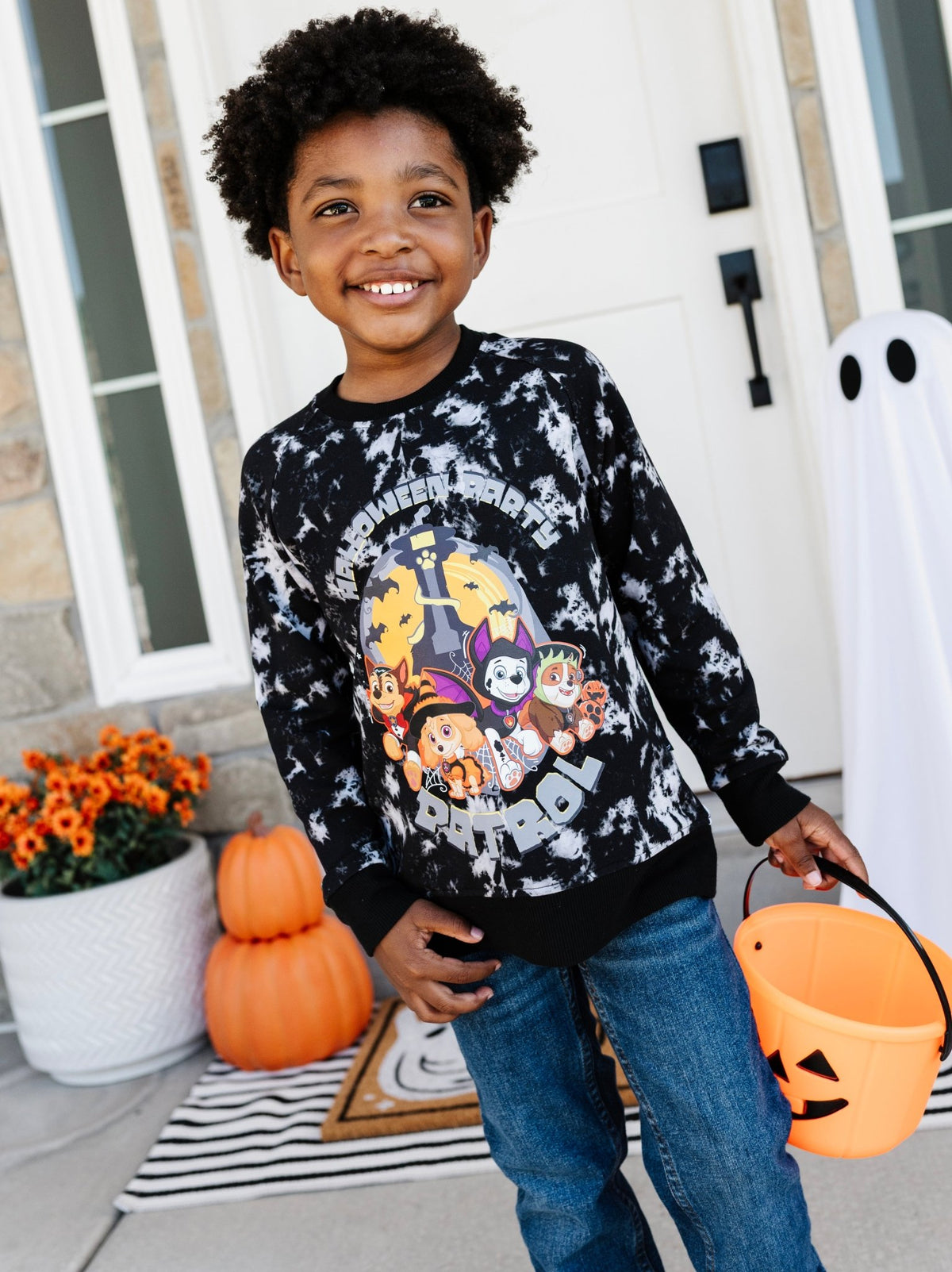Crewneck Sweatshirt - PAW PATROL™ Halloween Party Patrol - The Sleepy Sloth