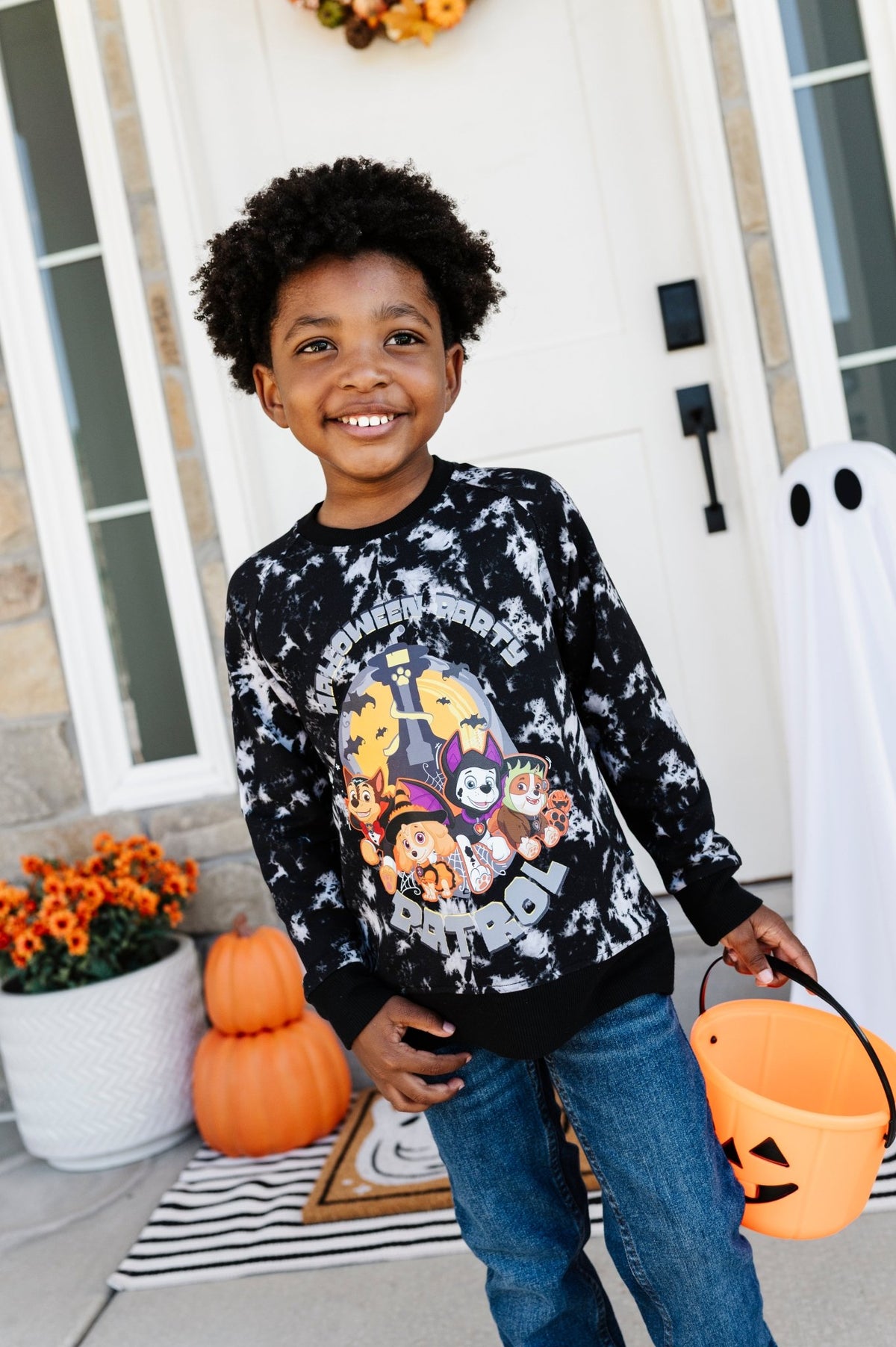 Crewneck Sweatshirt - PAW PATROL™ Halloween Party Patrol - The Sleepy Sloth