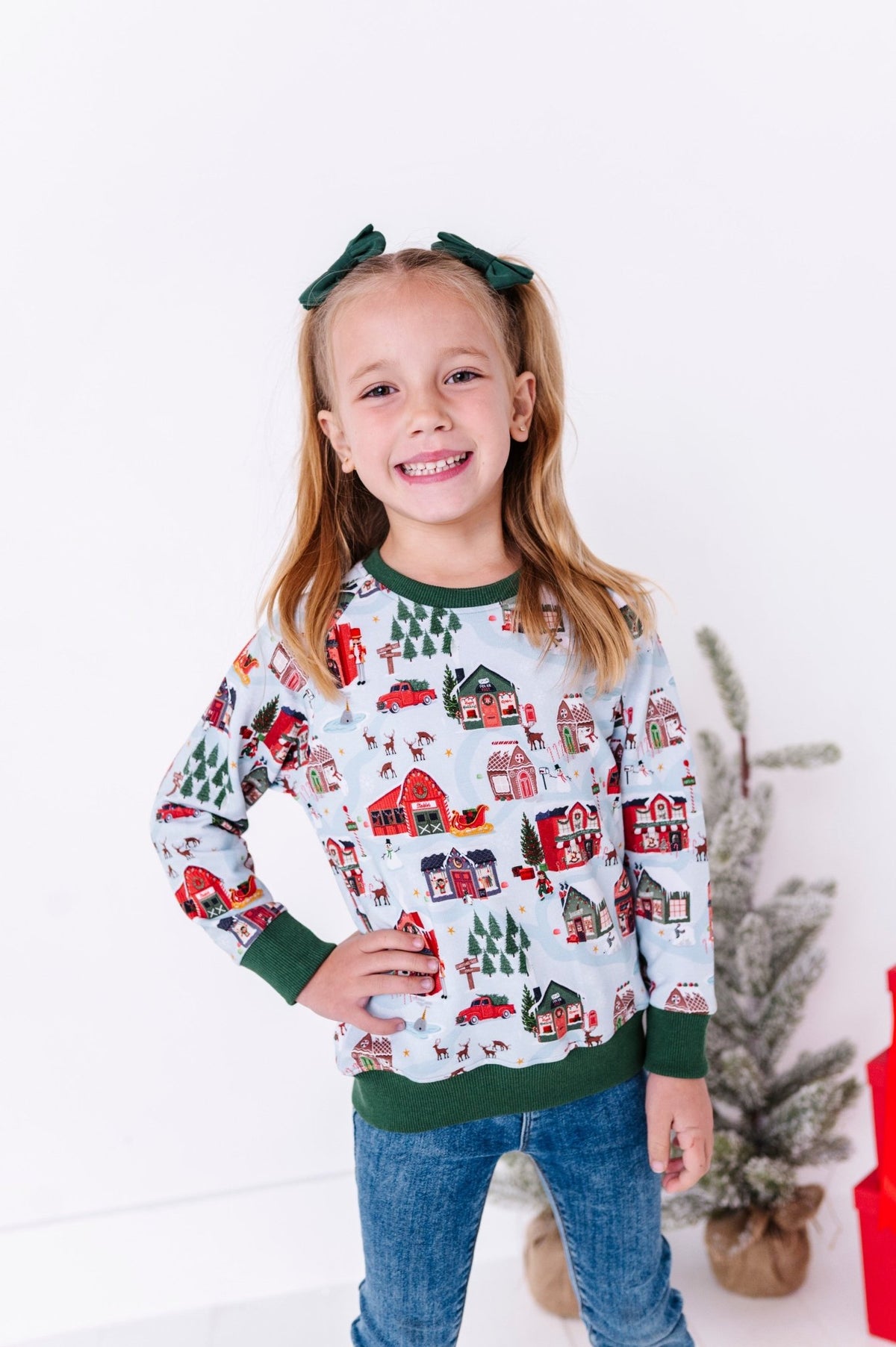 Crewneck Sweatshirt - Santa's Village - The Sleepy Sloth