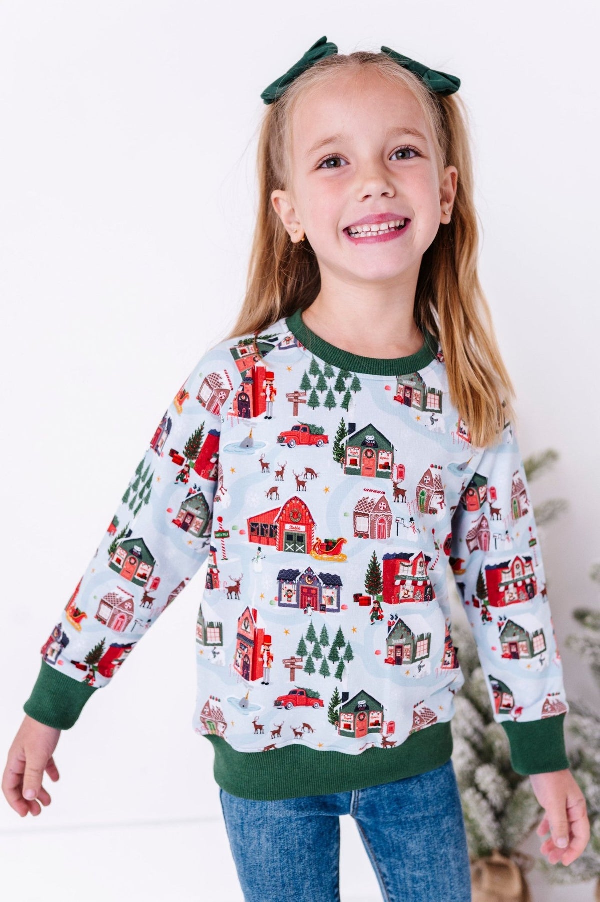 Crewneck Sweatshirt - Santa's Village - The Sleepy Sloth