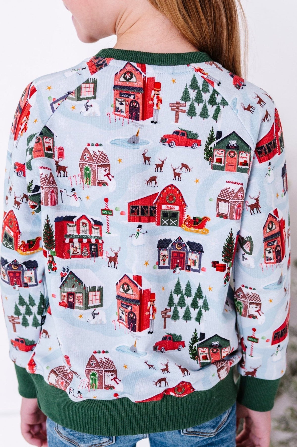 Crewneck Sweatshirt - Santa's Village - The Sleepy Sloth