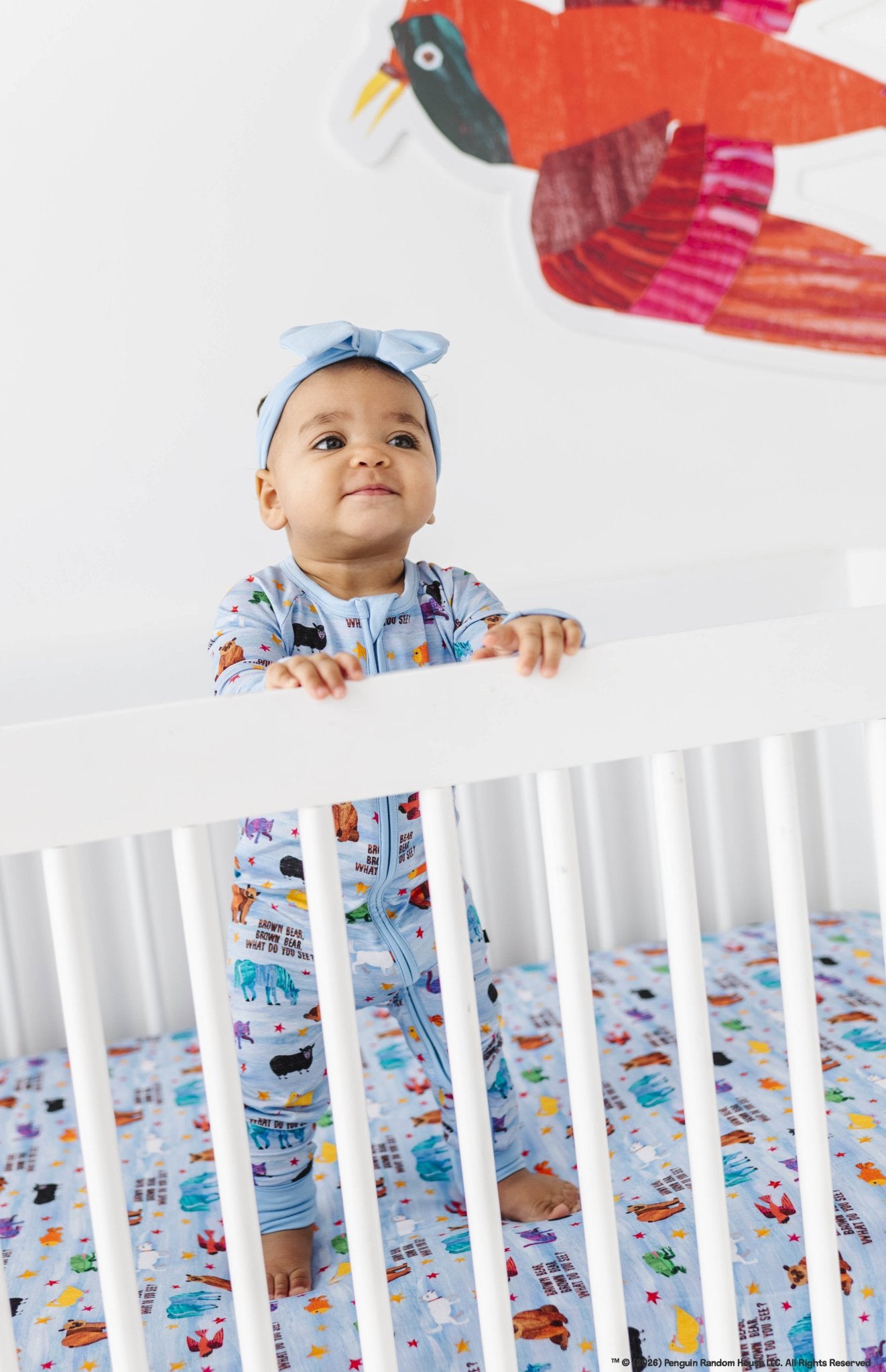 CRIB SHEET - Eric Carle™ BROWN BEAR BROWN BEAR - The Sleepy Sloth