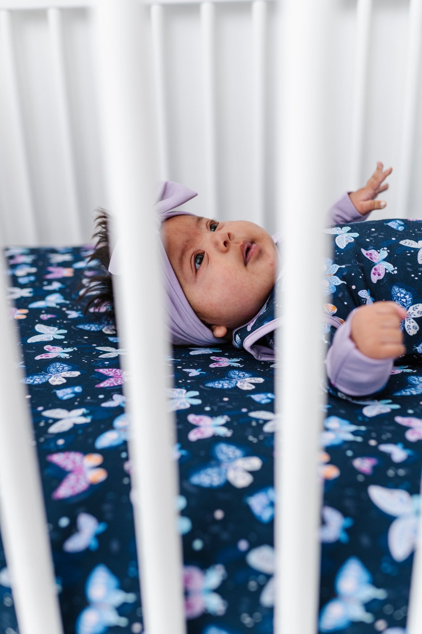 CRIB SHEET - INDIGO SKIES - The Sleepy Sloth