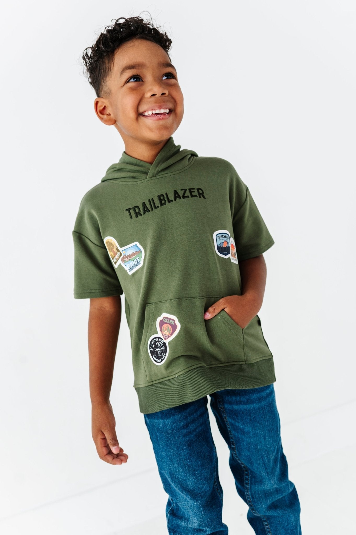 Drop Shoulder Tee - Park Passport - The Sleepy Sloth