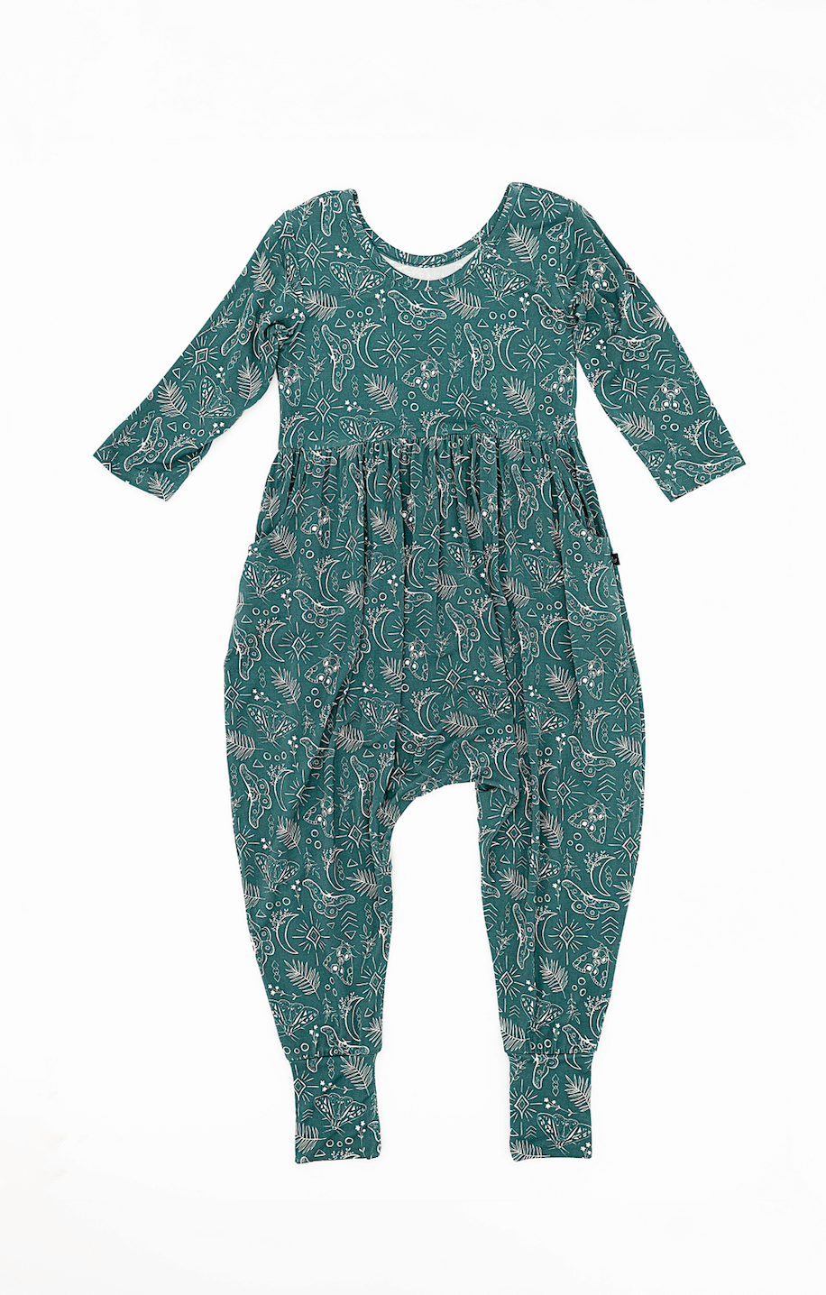 Duckie Romper - CELESTIAL MOTHS - The Sleepy Sloth