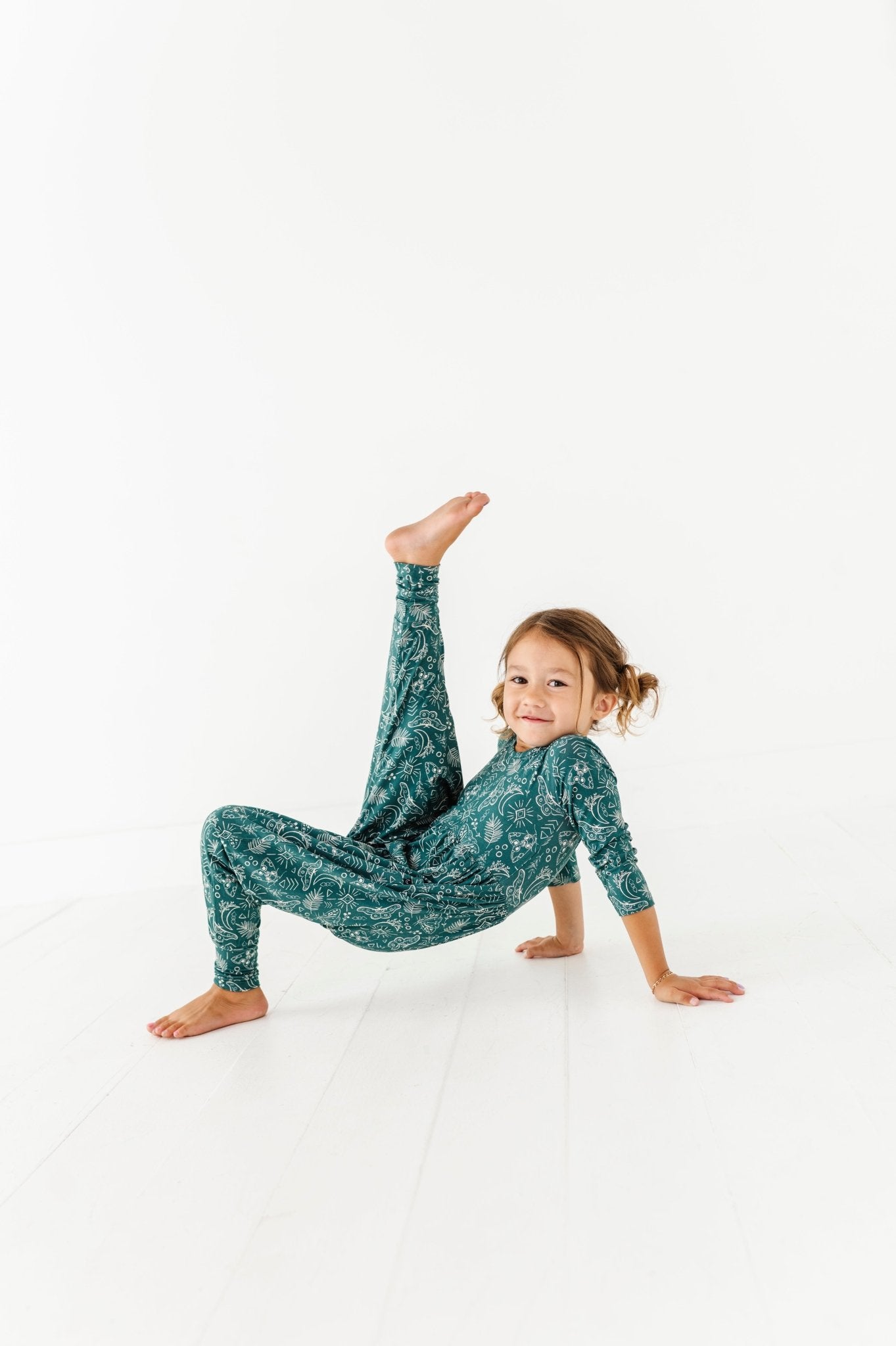 Duckie Romper - CELESTIAL MOTHS - The Sleepy Sloth