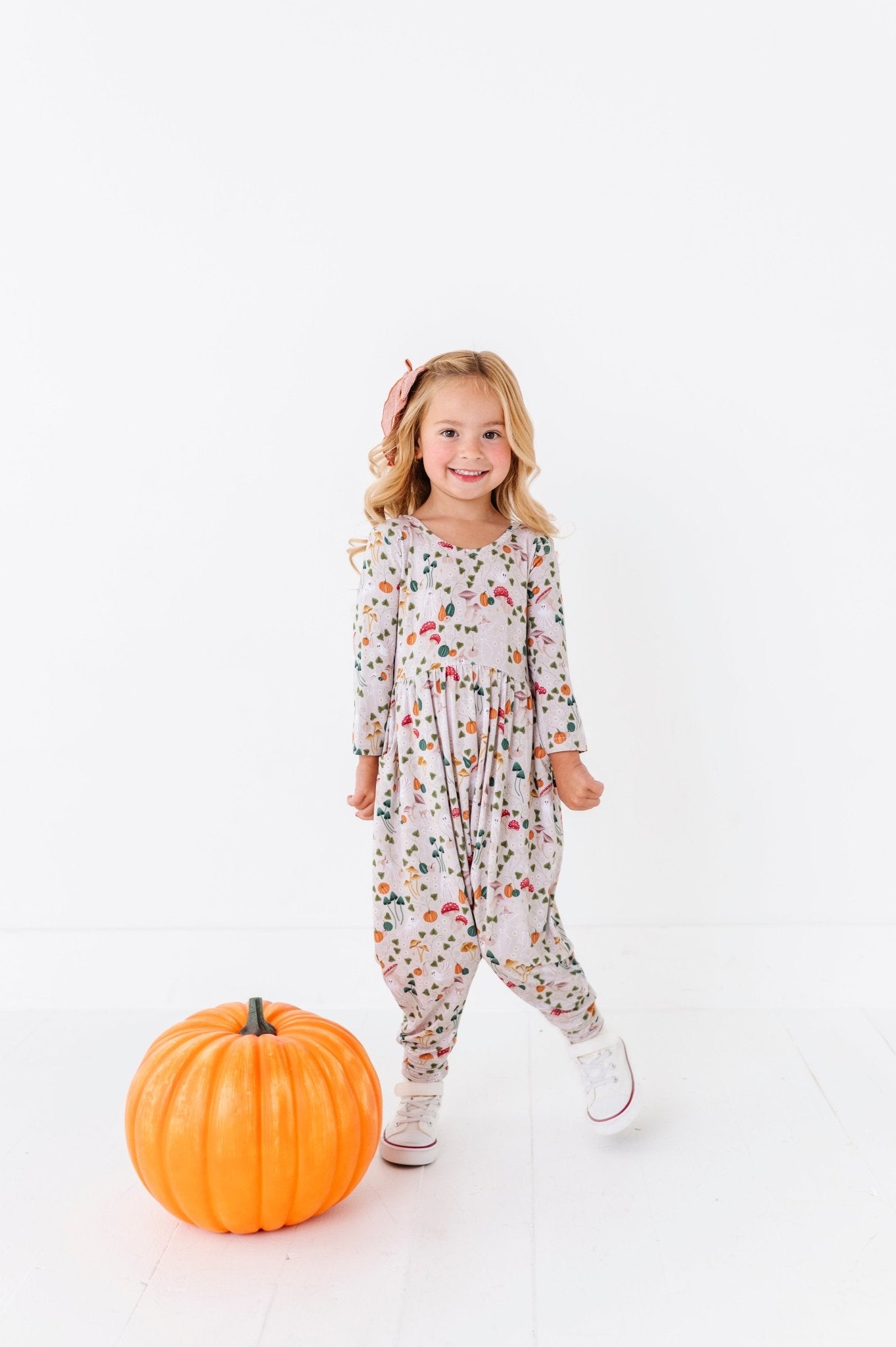 DUCKIE ROMPER - GHOSTLY SHROOMS - The Sleepy Sloth