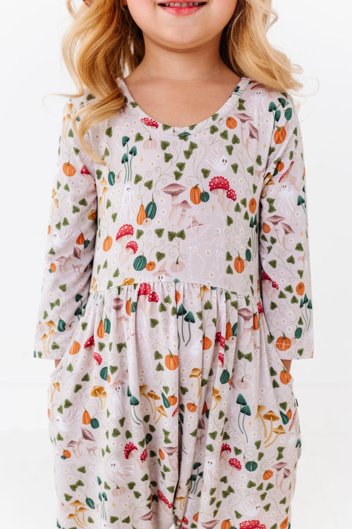 DUCKIE ROMPER - GHOSTLY SHROOMS - The Sleepy Sloth