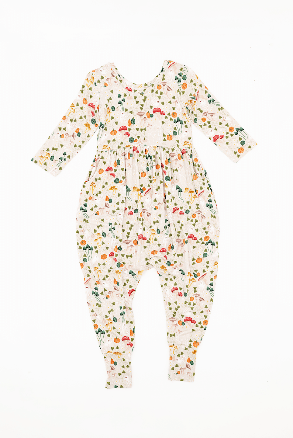 DUCKIE ROMPER - GHOSTLY SHROOMS - The Sleepy Sloth
