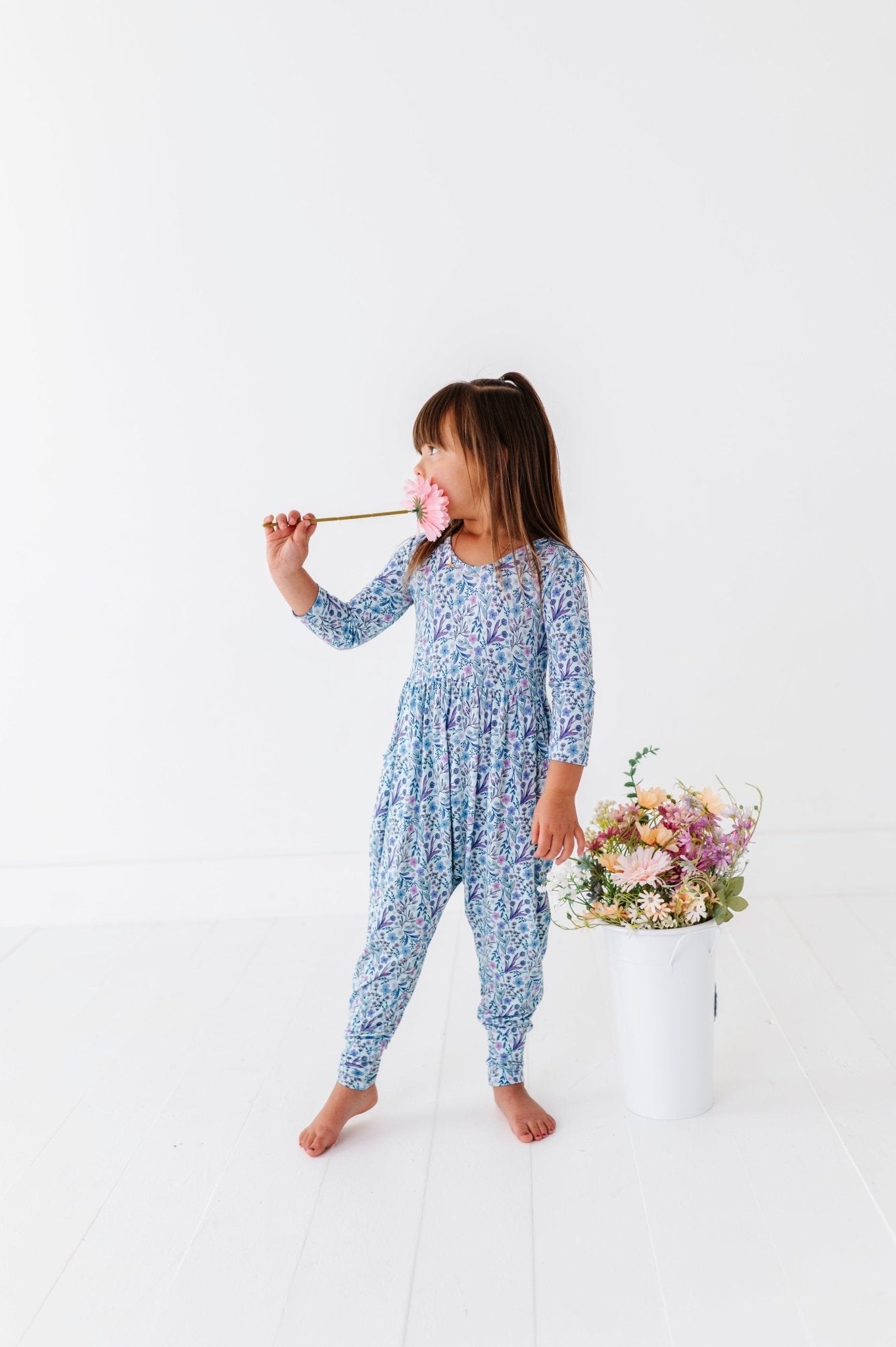 Duckie Romper - LAVENDER LOVE - The Sleepy Sloth