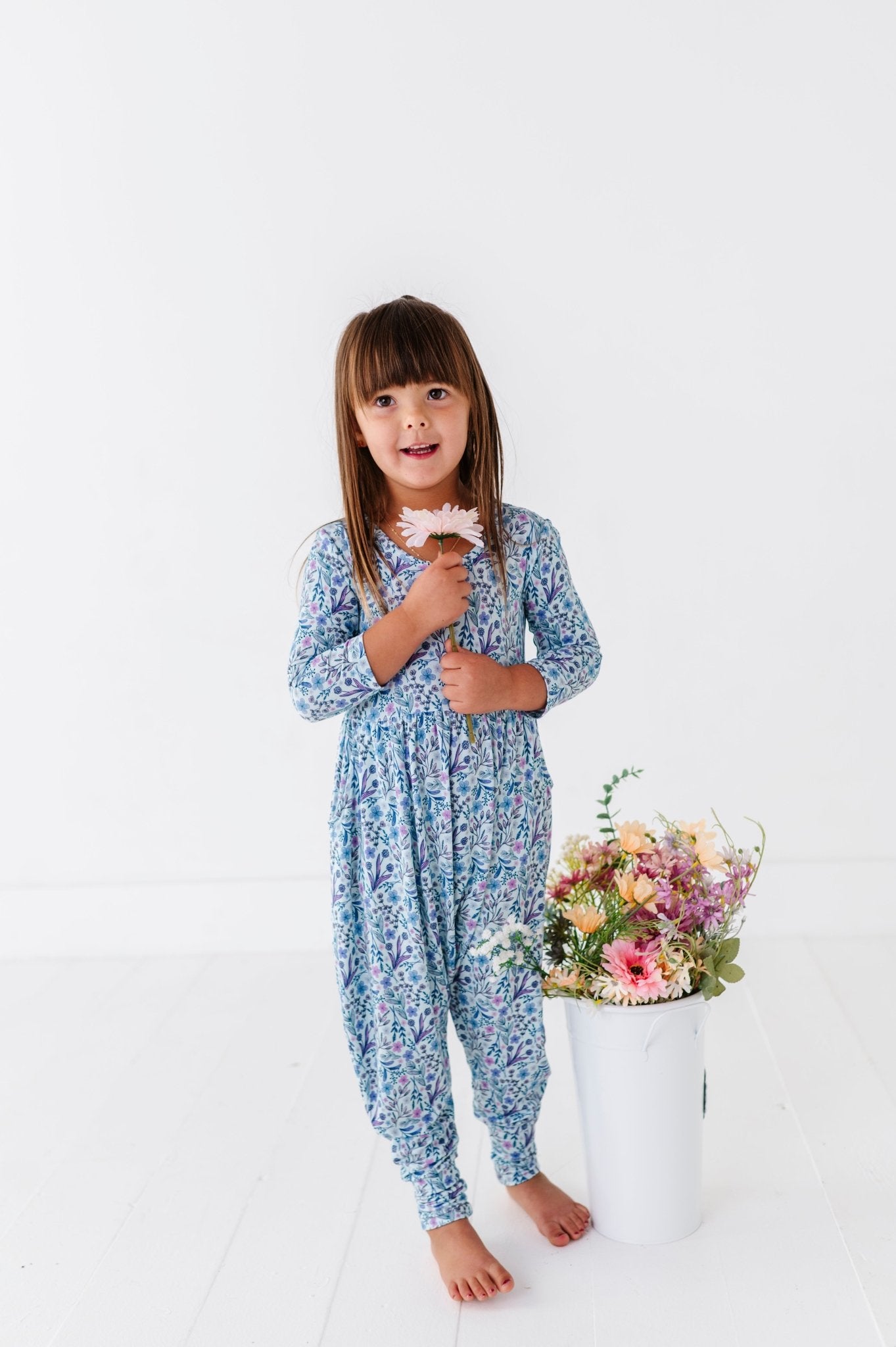 Duckie Romper - LAVENDER LOVE - The Sleepy Sloth