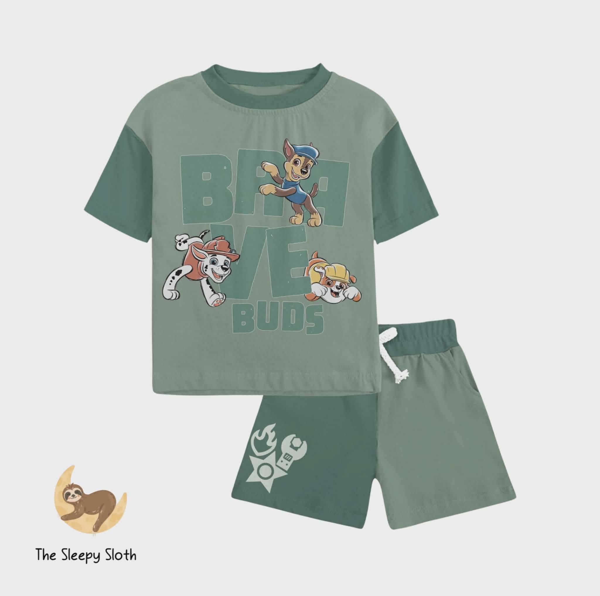 PREORDER GRAPHIC TEE AND SHORT SET - PAW PATROL™ BRAVE BUDS