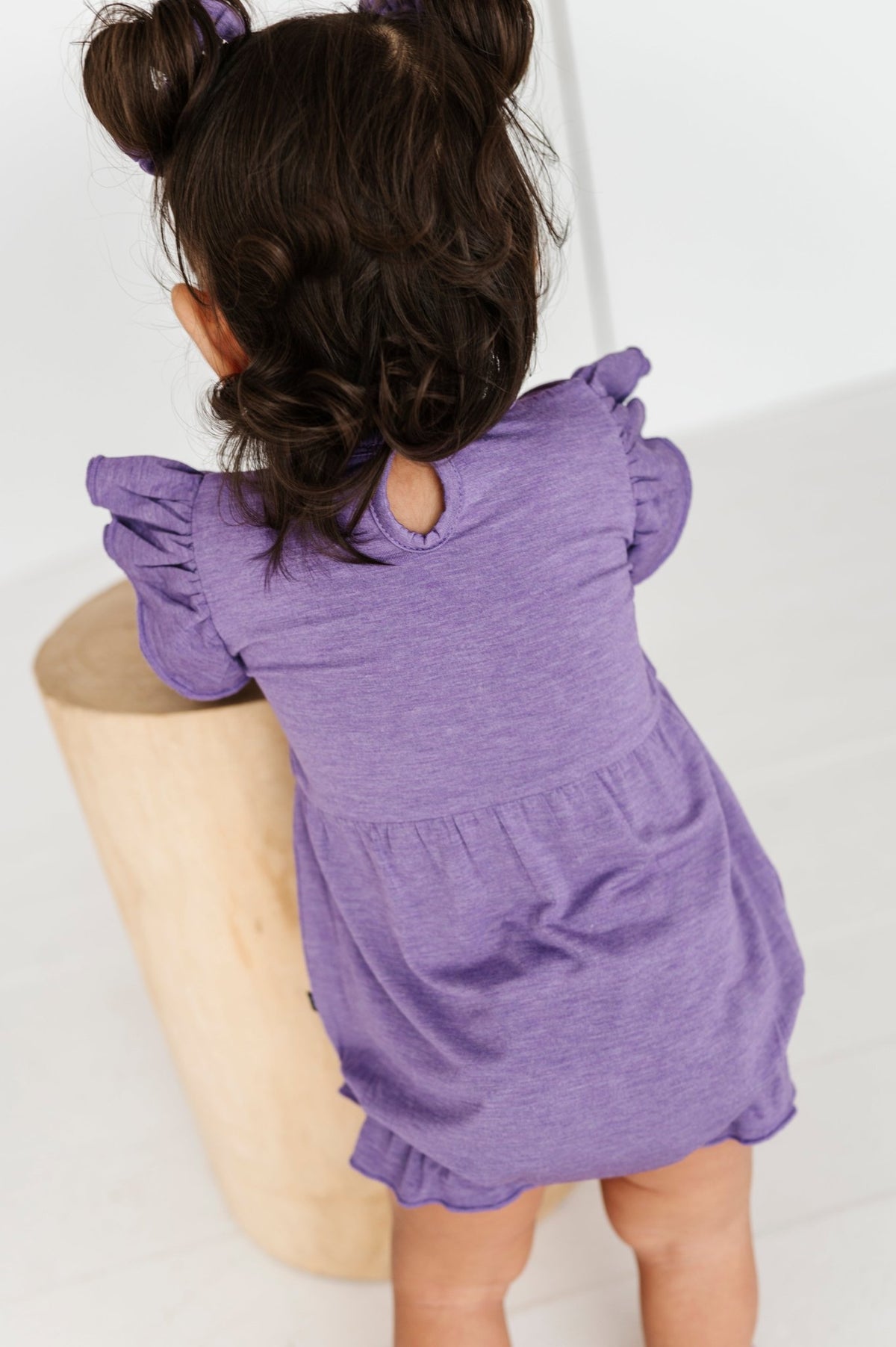 Flutter Bubble Romper - Wisteria - The Sleepy Sloth