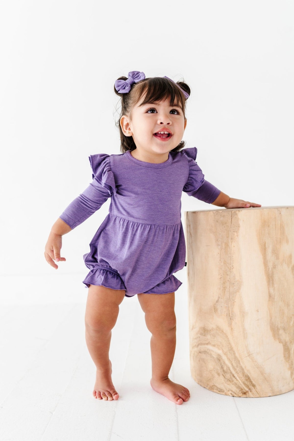Flutter Bubble Romper - Wisteria - The Sleepy Sloth