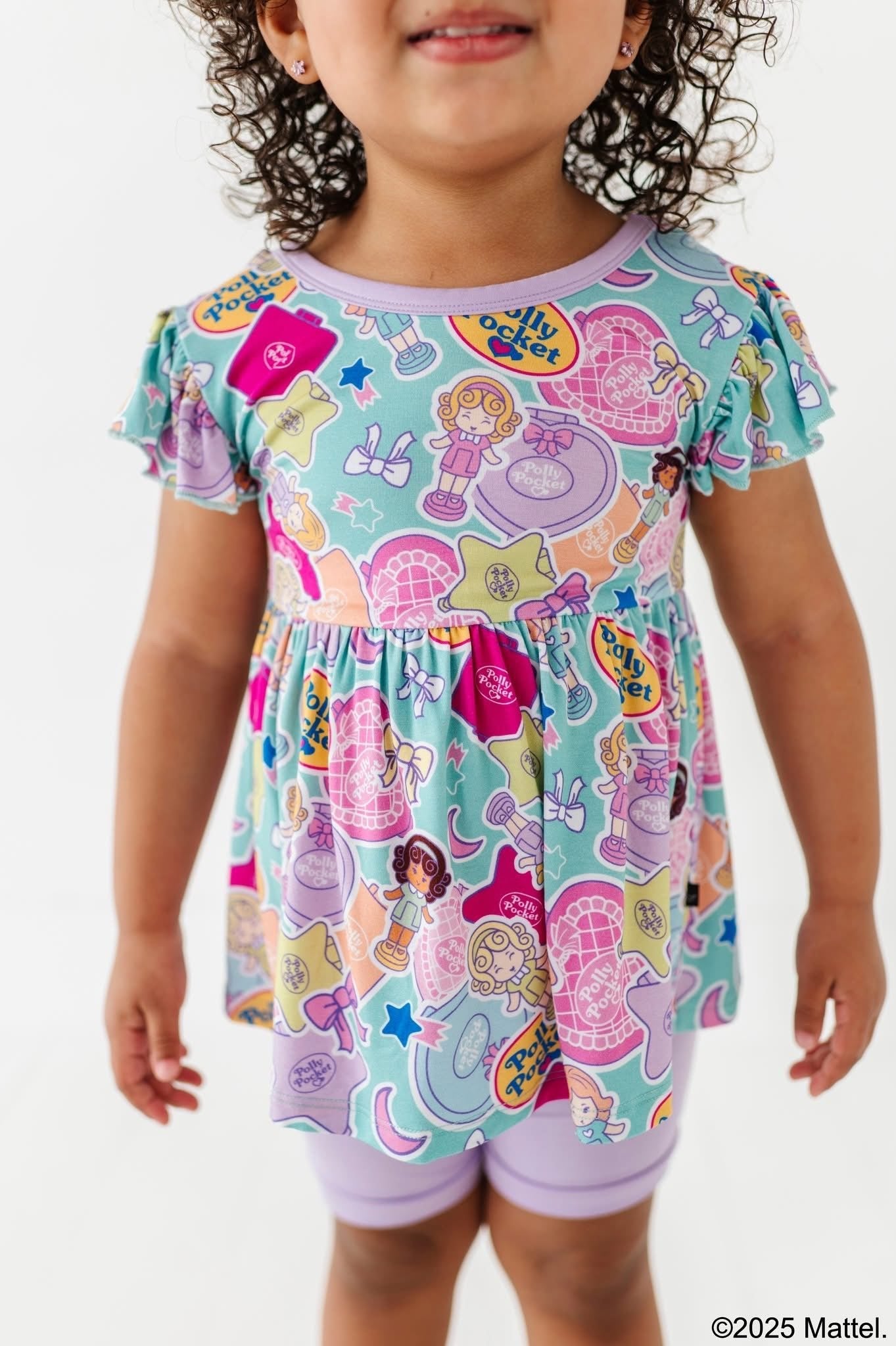 FLUTTER PEPLUM WITH SHORTS - TINY IS MIGHTY - The Sleepy Sloth