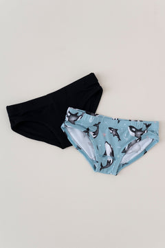 Girls Underwear - OH WHALE