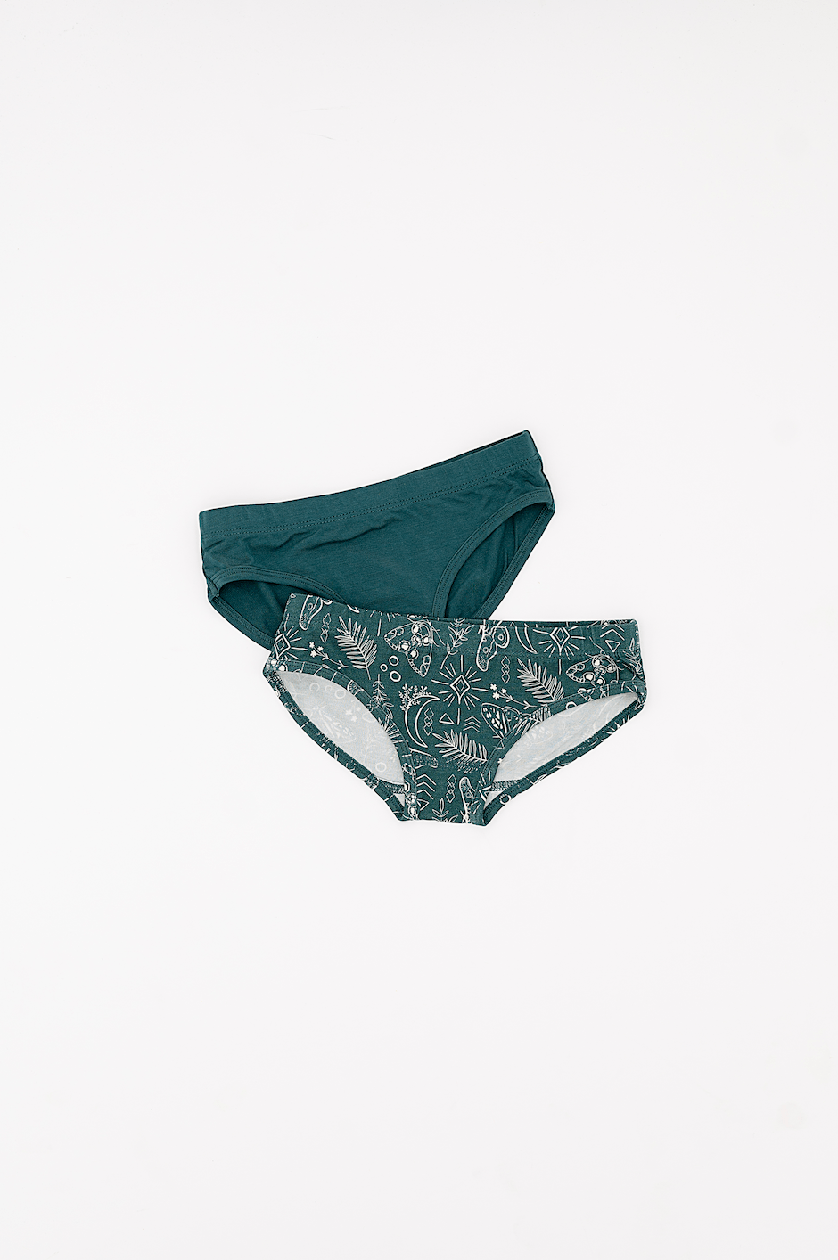 Girls Brief Underwear Set - CELESTIAL MOTHS - The Sleepy Sloth