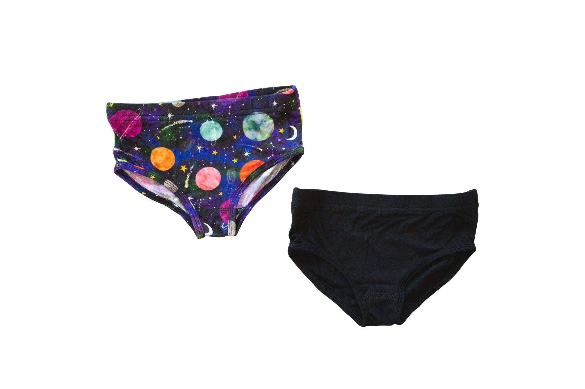 GIRLS BRIEF UNDERWEAR SET - COSMIC CHAOS - The Sleepy Sloth