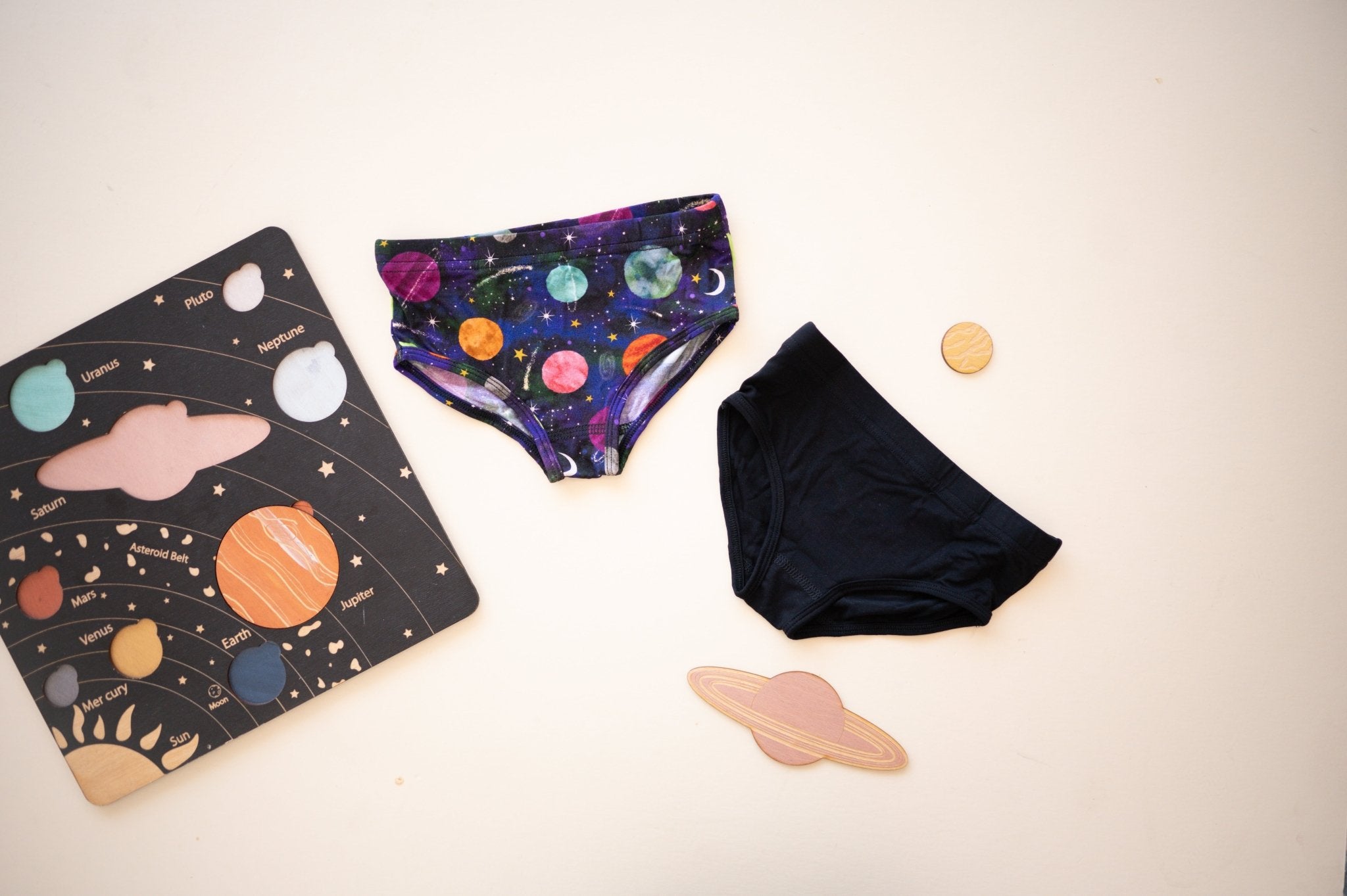 GIRLS BRIEF UNDERWEAR SET - COSMIC CHAOS - The Sleepy Sloth